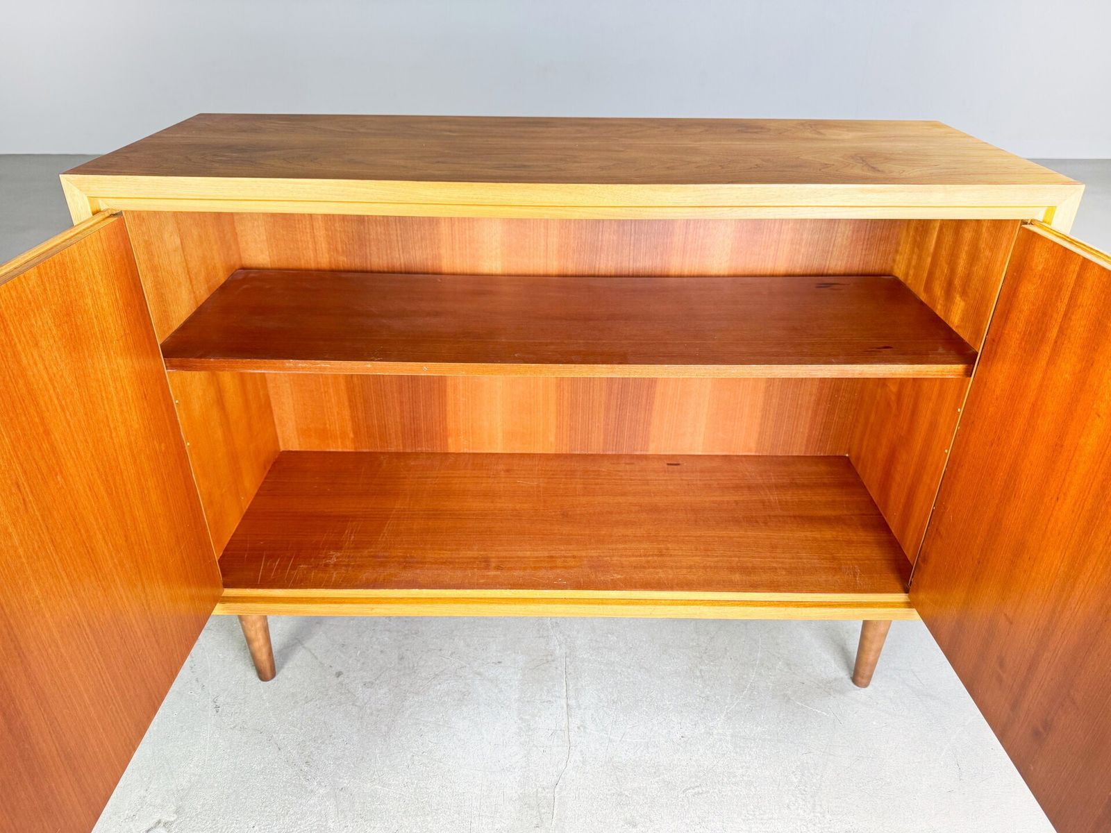 Midcentury Sideboard Wk Möbel Walnut 1960s Vintage Chest Of Drawers photo vinterior