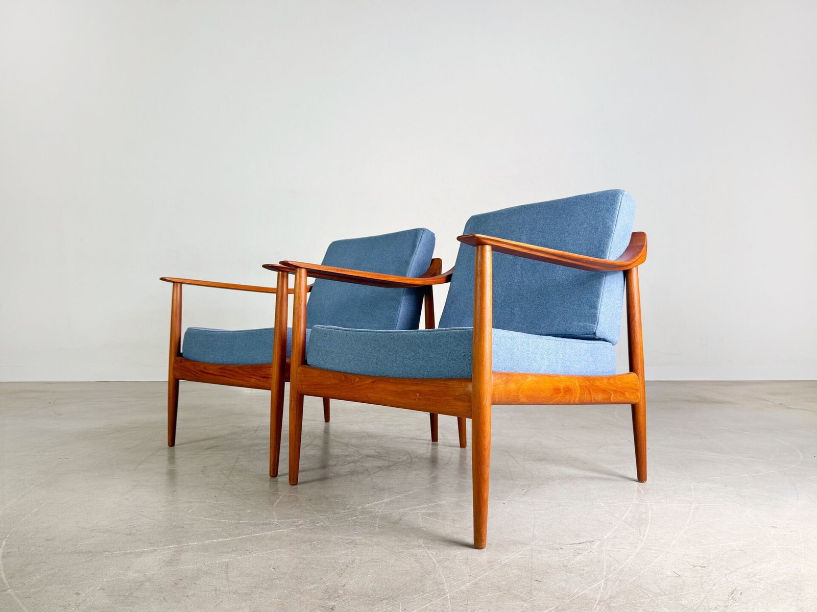 2x Knoll Antimott Fauteuil Mid Century Easy Chair Vintage photo 750.0