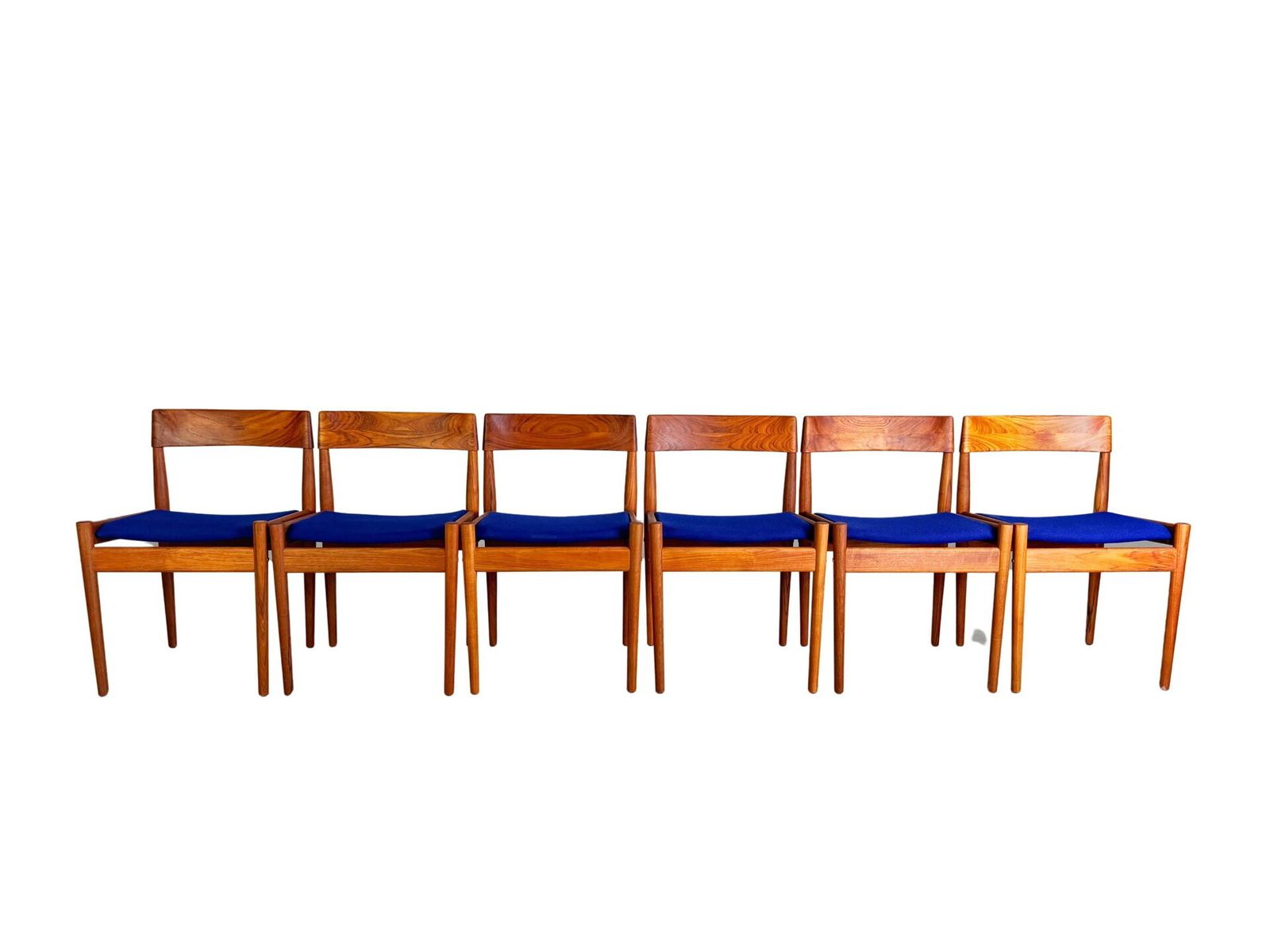 6x Original Grete Jalk Midcentury Chair Poul Jeppesens Rosewood