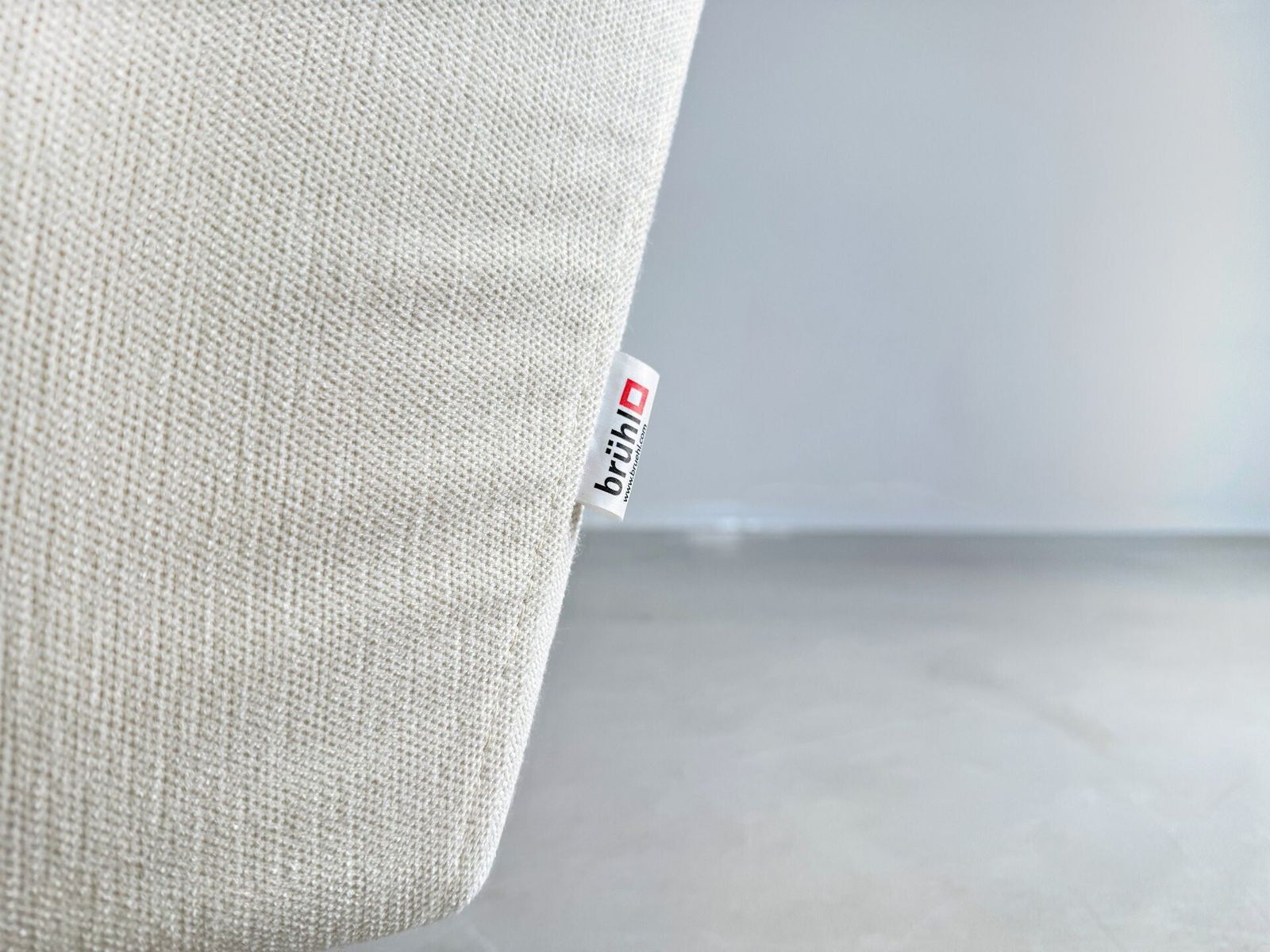 Armchair Brühl Serge Fabric Beige Light Design photo vinterior