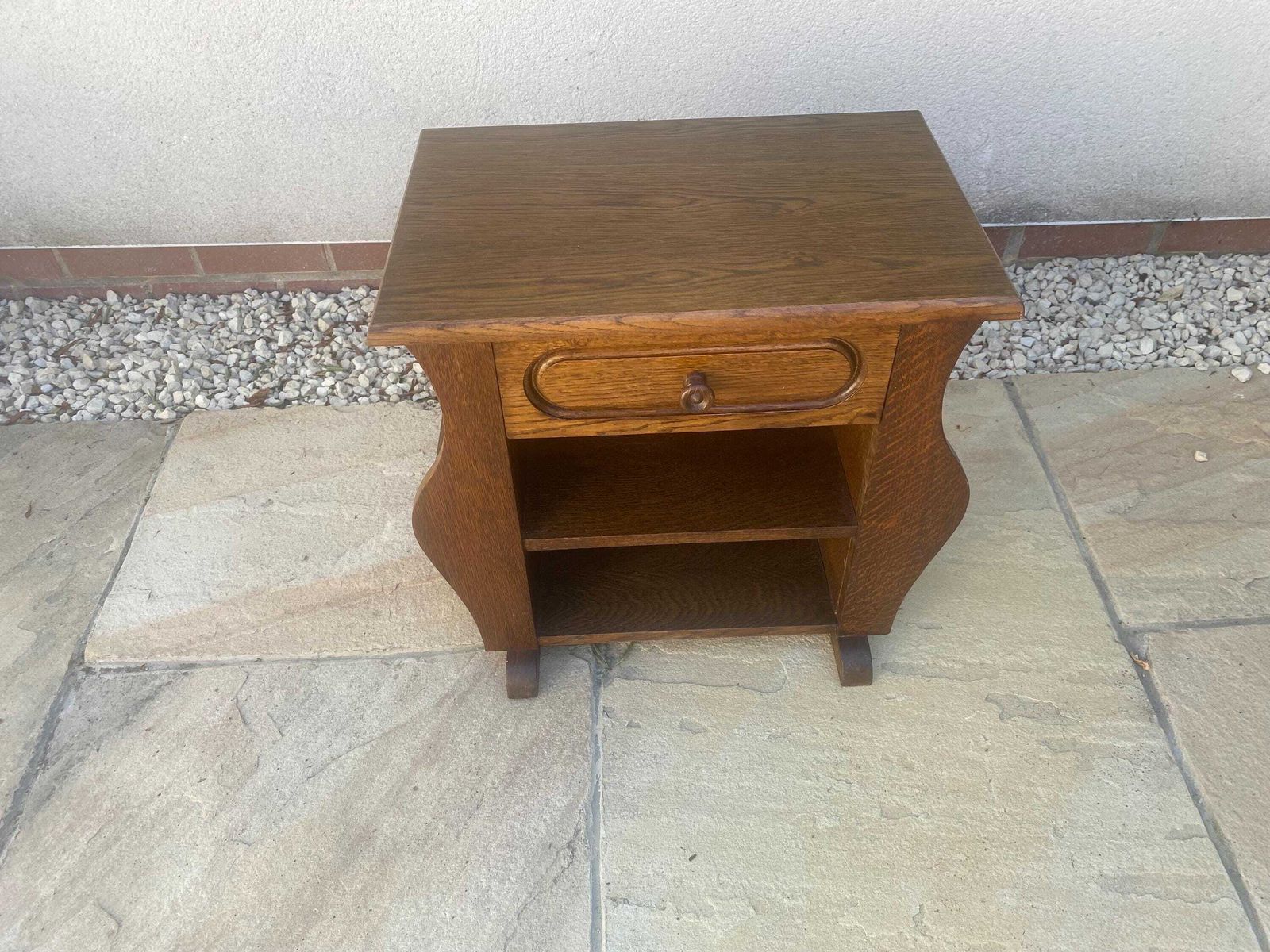 photo for sale Vintage Telephone Table With Magazine Storage Bedside Table Lamp Stand