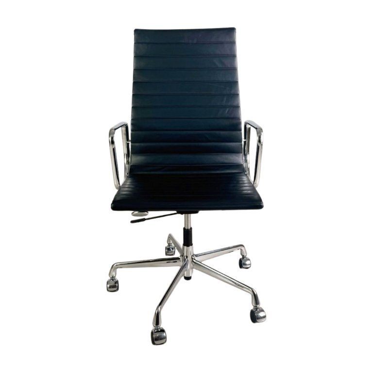 Vitra Ea 119 Office Chair Charles & Ray Eames Hopsak Leather High photo for sale