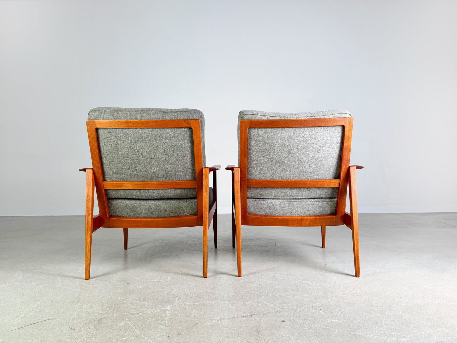Set Of 2 Midcentury Easy Chair Knoll Antimott Teak 1960 photo buy