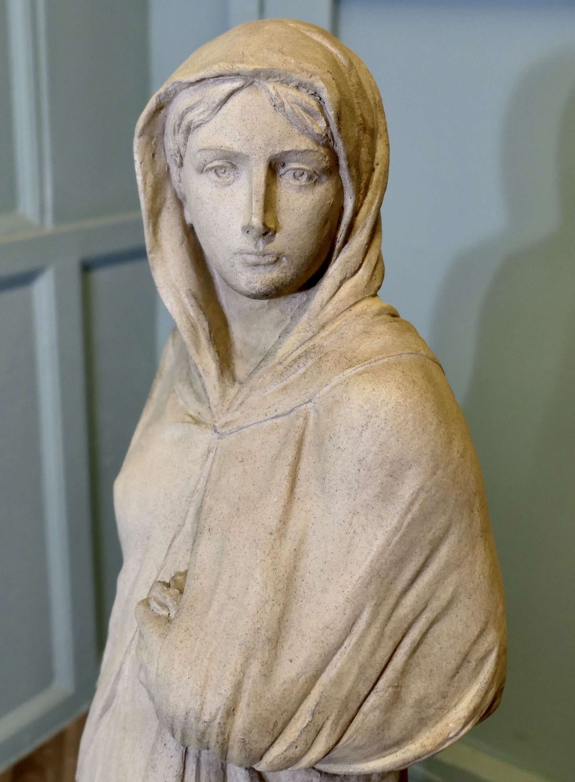 Royal Doulton Buff Terracotta Statue Of A Woman Signed C G photo 2640.0