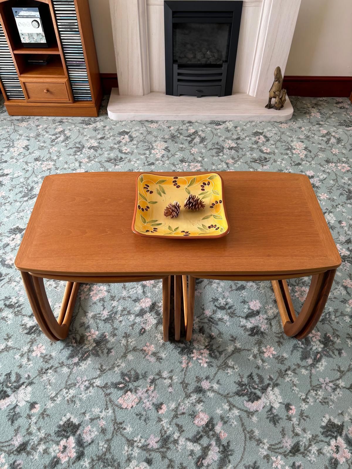 Nathan Nest Of Tables G Plan Solid Teak Nest Of Three Tables photo furniture
