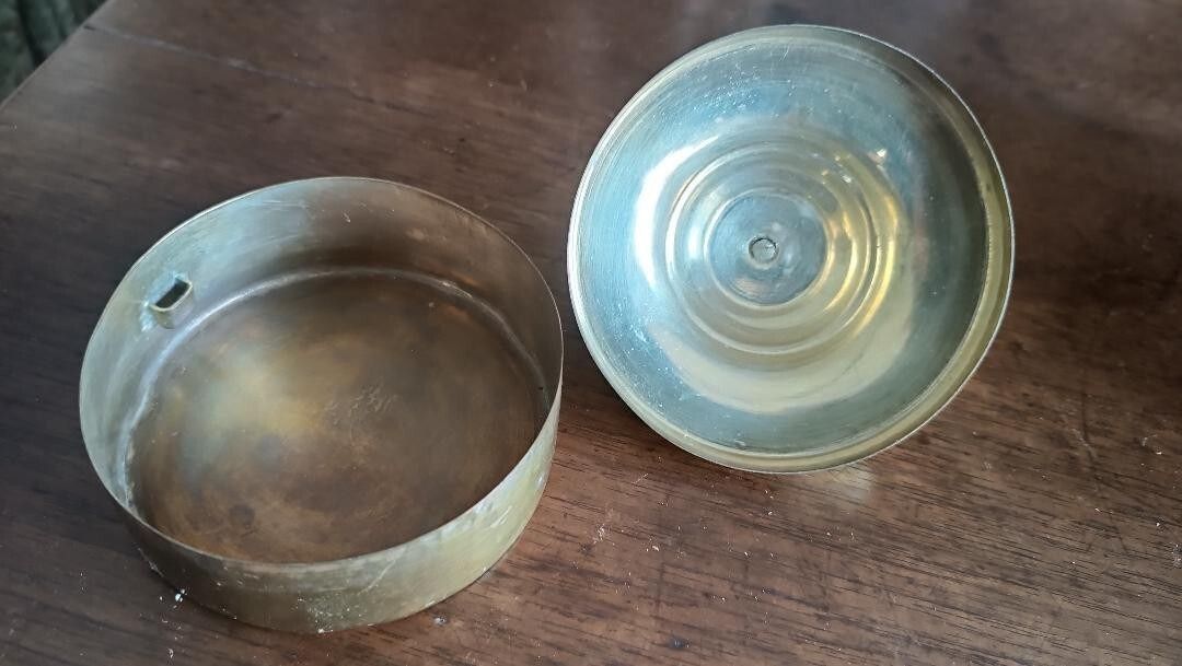 Brass Pisside Late 19th Century Italian Made photo buy
