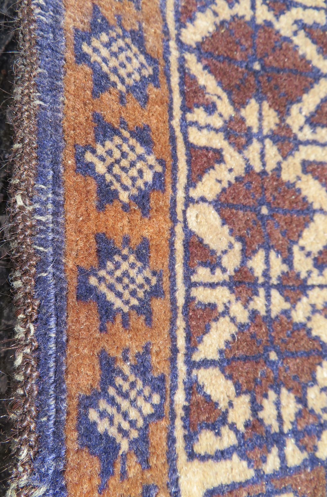 Unusual Mosque Design Afghan Rug. Herat Region. 133cm X 85cm. photo vintage