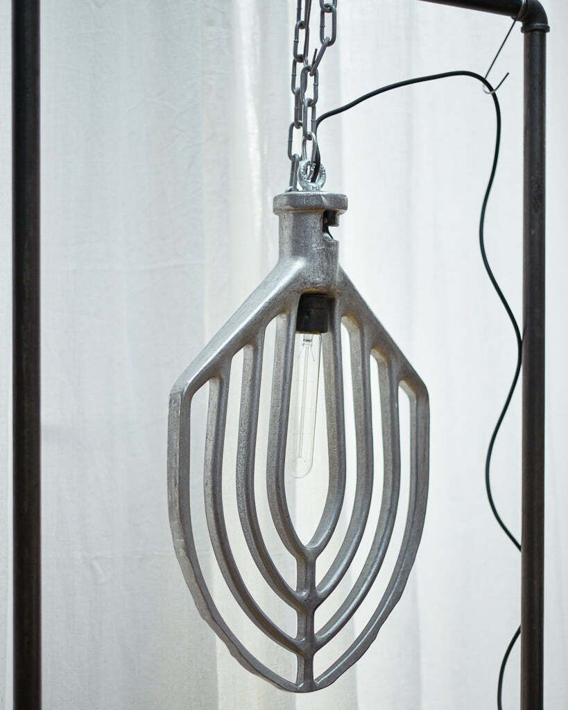 Industrial Hanging Ceiling Pendant Light (Flat Beater Whisk) photo Lighting