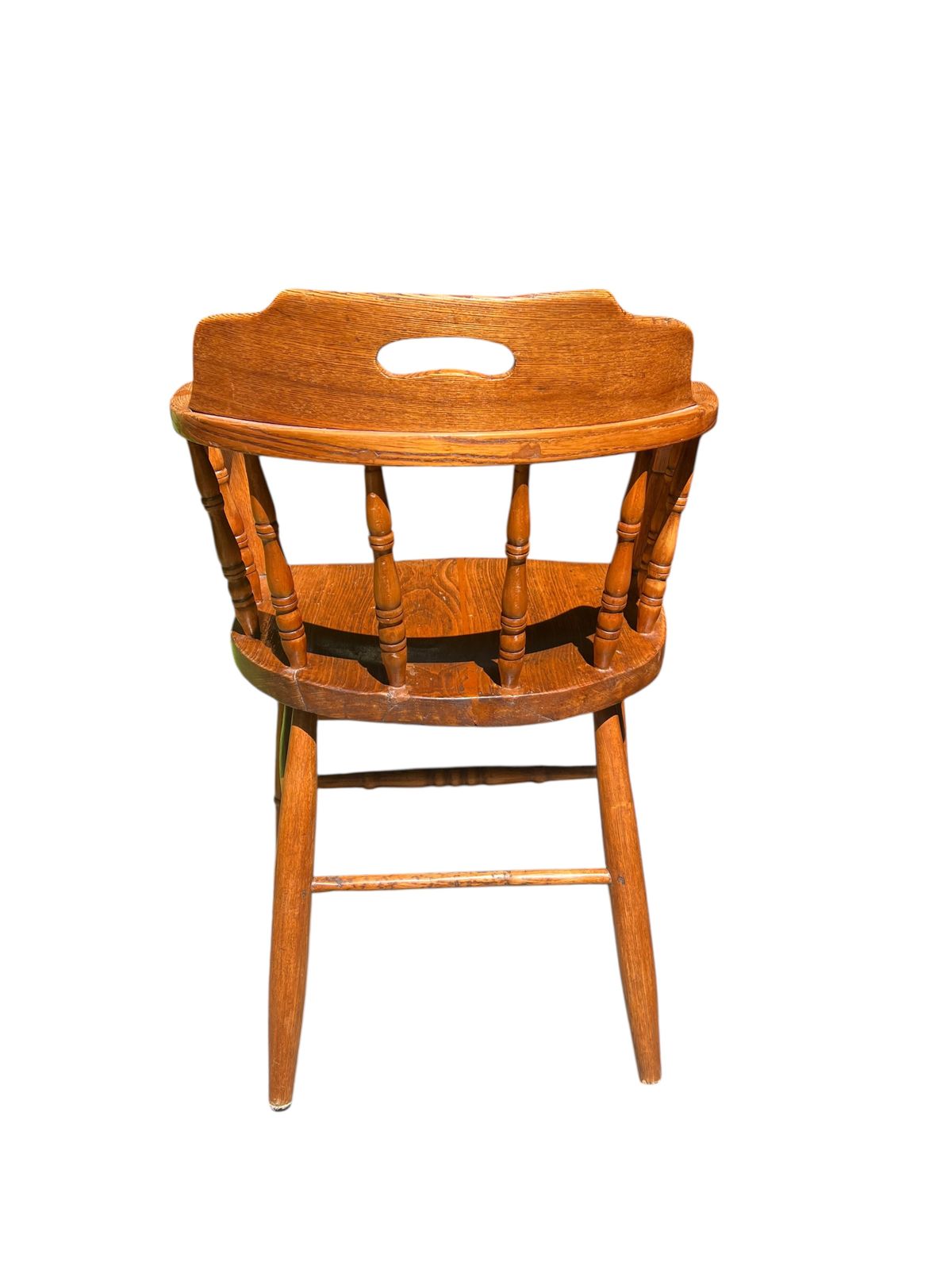 Antique Early 20th Century Spindle Back Armchair photo vinterior