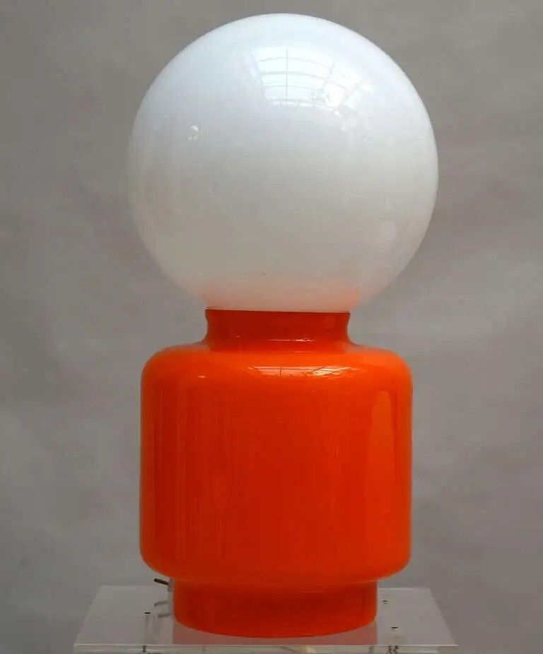 Beautiful Set Of Two Italian Murano Glass Lamp photo 1741.0