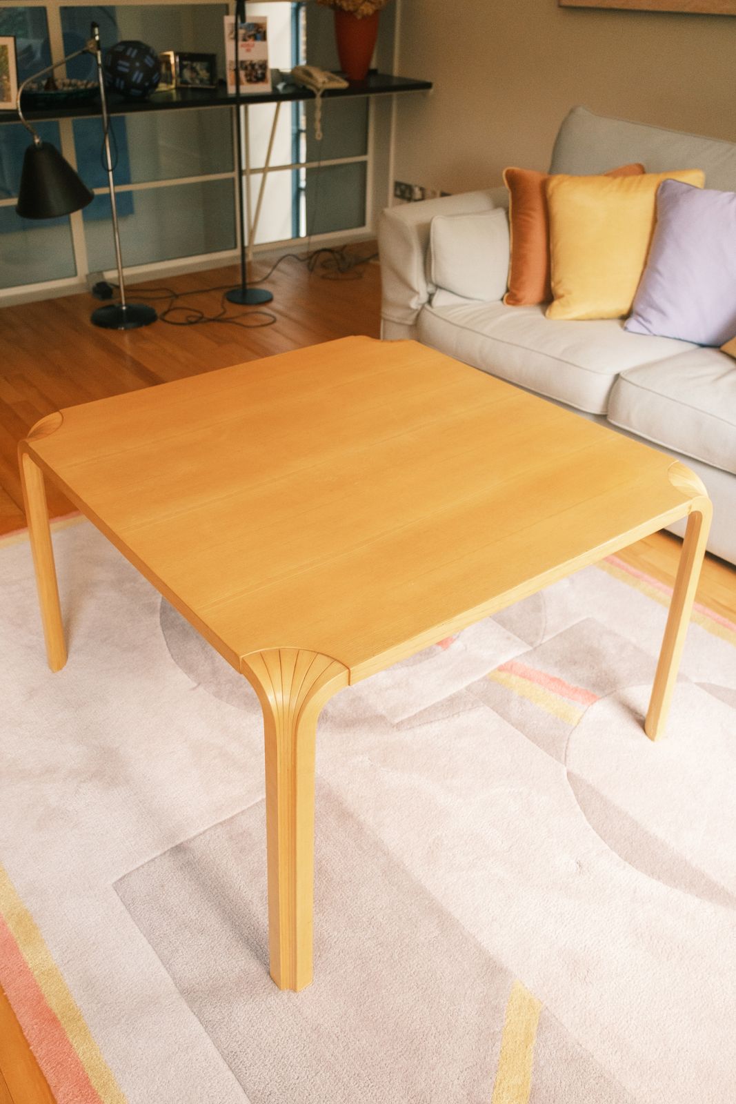 Vintage Fan Leg Coffee Table By Alvar Aalto photo vinterior