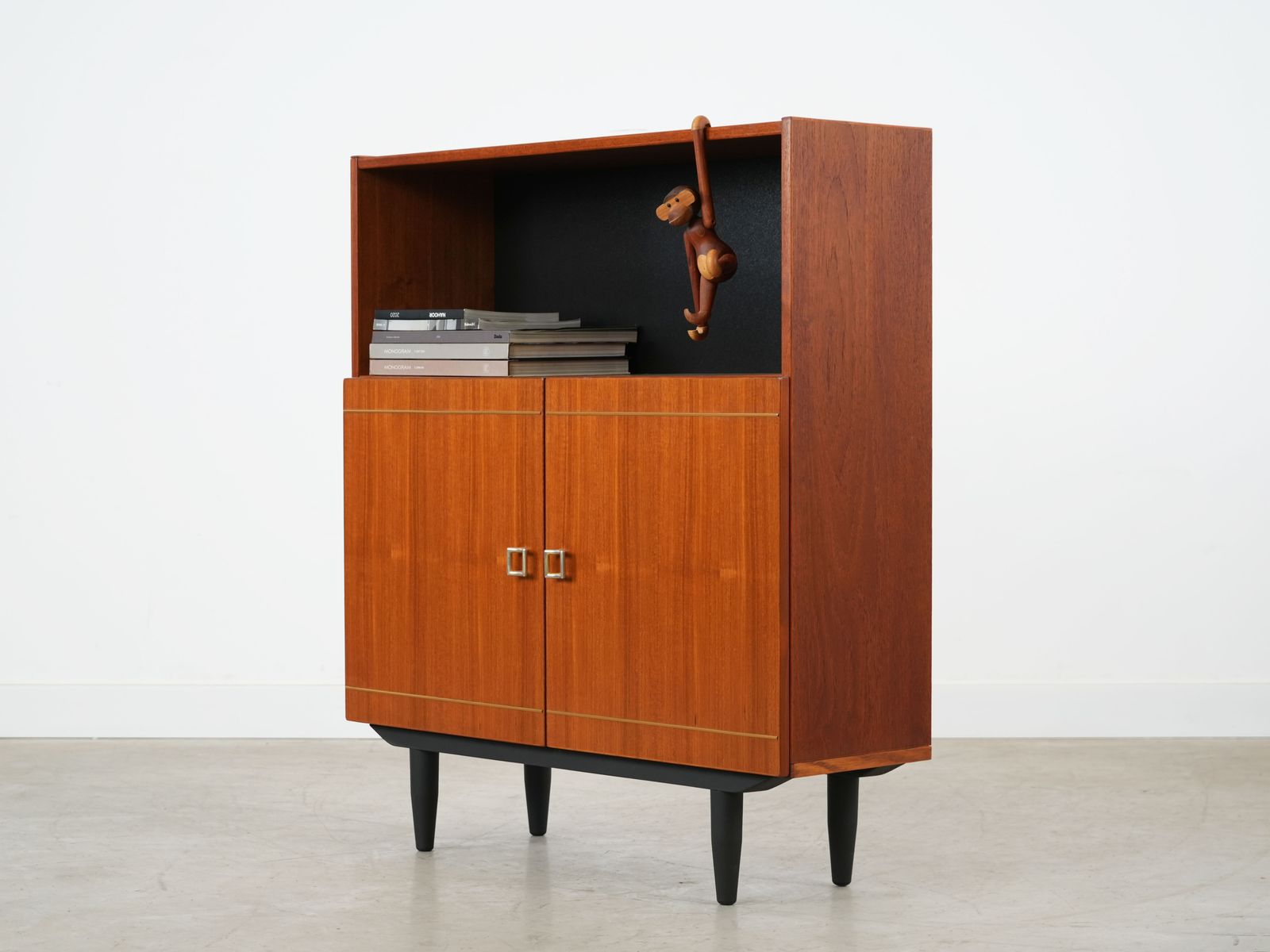 Teak Bookcase, Danish Design, 1970s, Production: Denmark photo Furniture