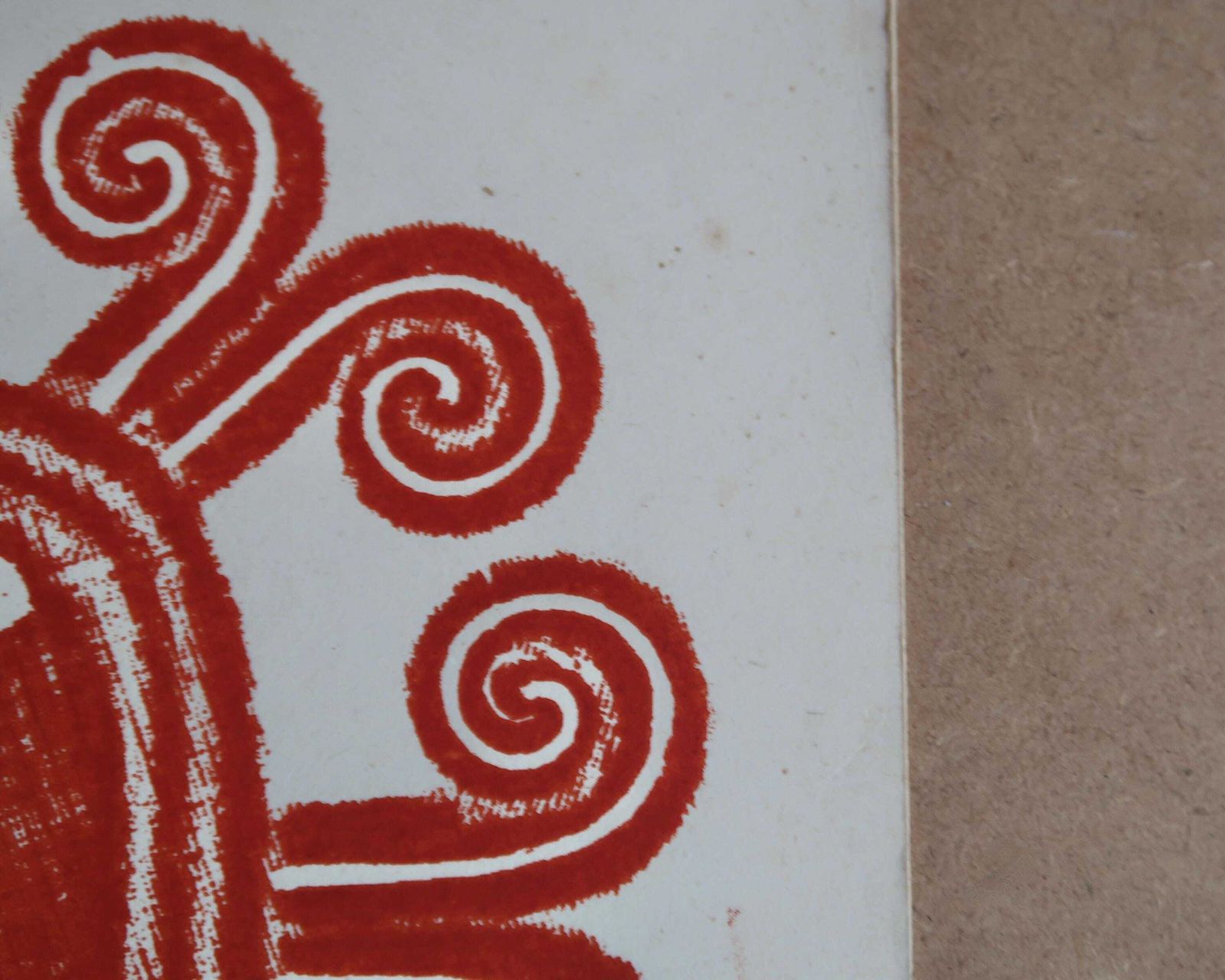 Original Pre Colombian Print By Georges Arnulf, 1967 / Tolima, Calima, Quimbaya Style photo for sale