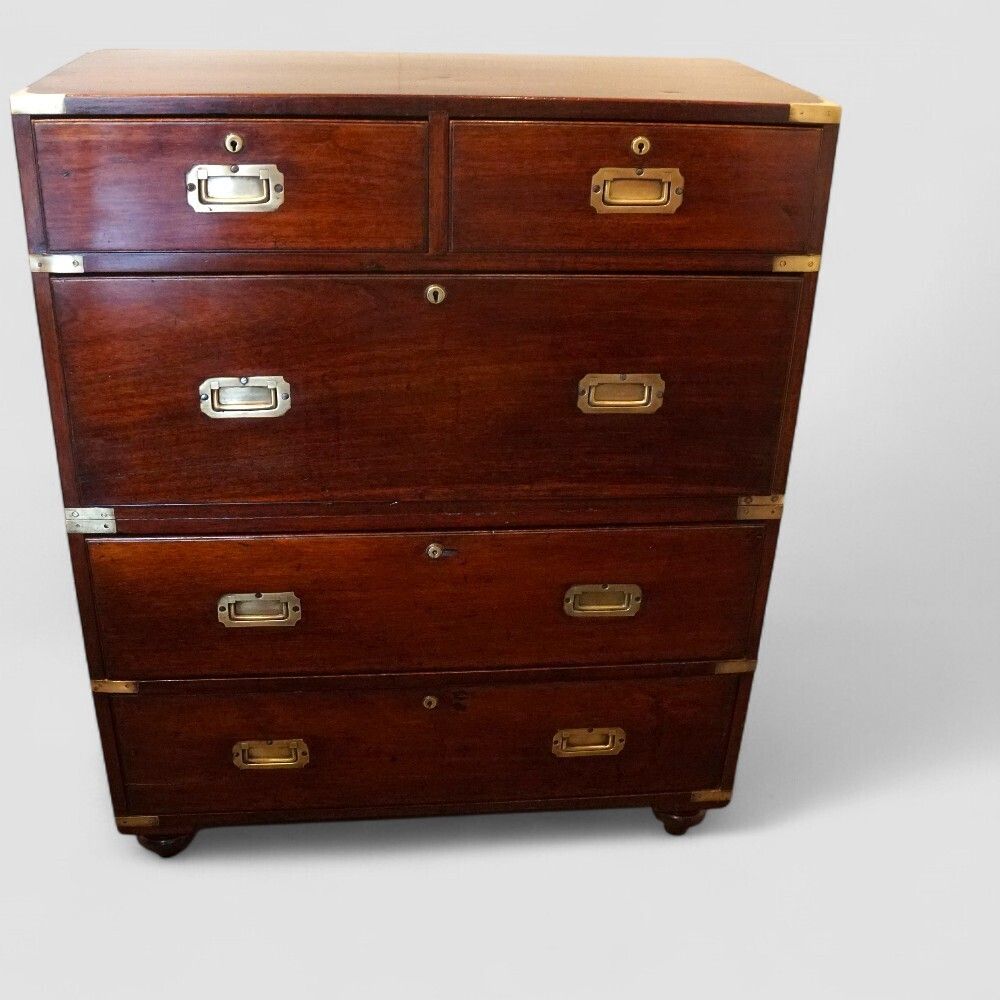 Victorian Mahogany Military Chest photo 2450.0