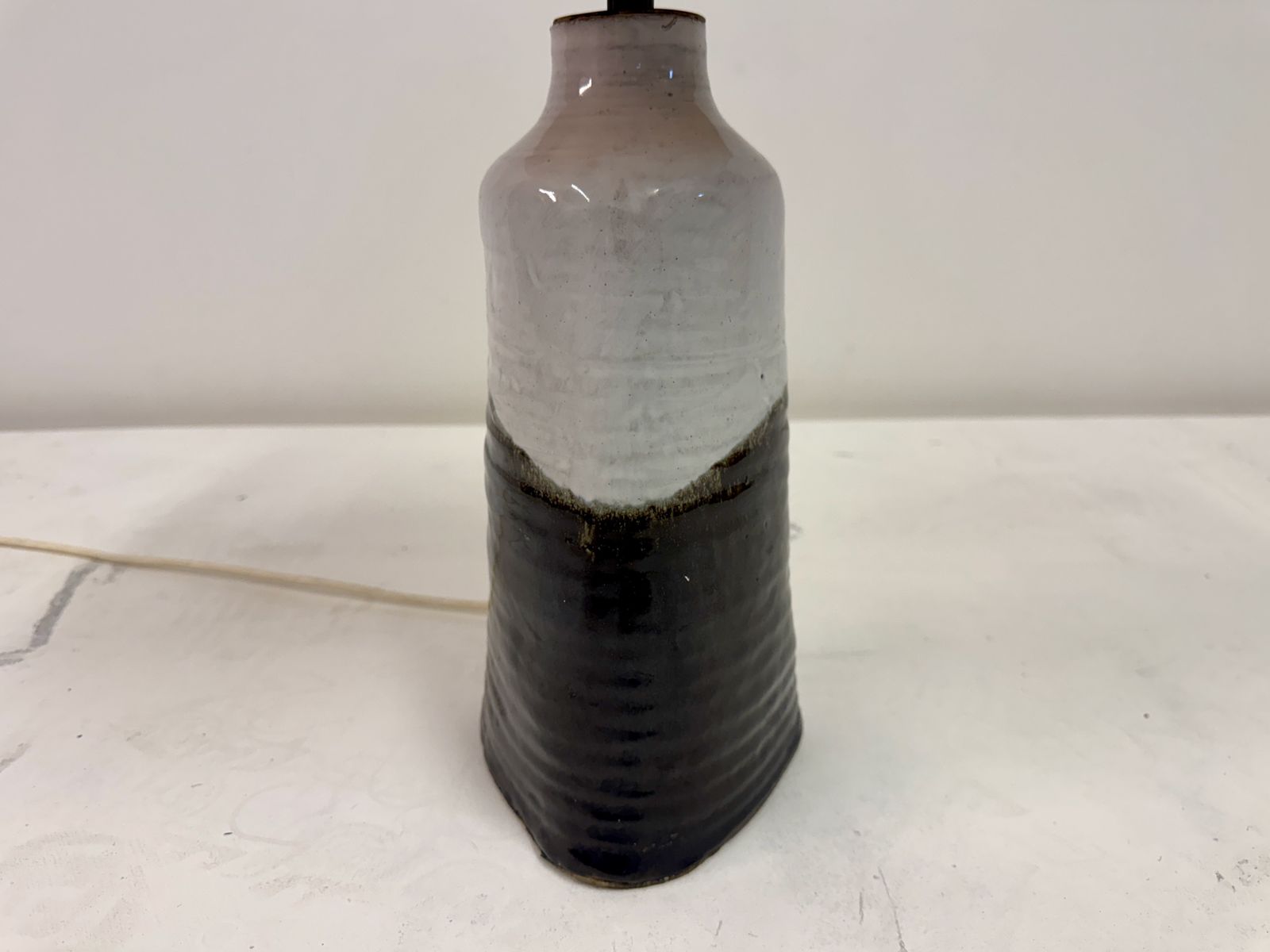 Mid Century Glazed Pottery Table Lamp, 1960s photo furniture