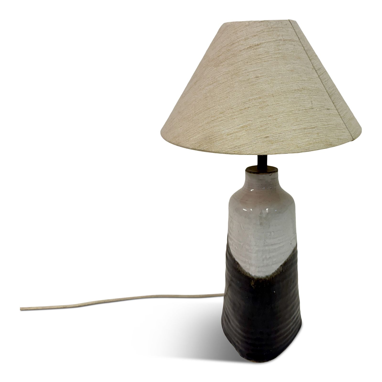 Mid Century Glazed Pottery Table Lamp, 1960s