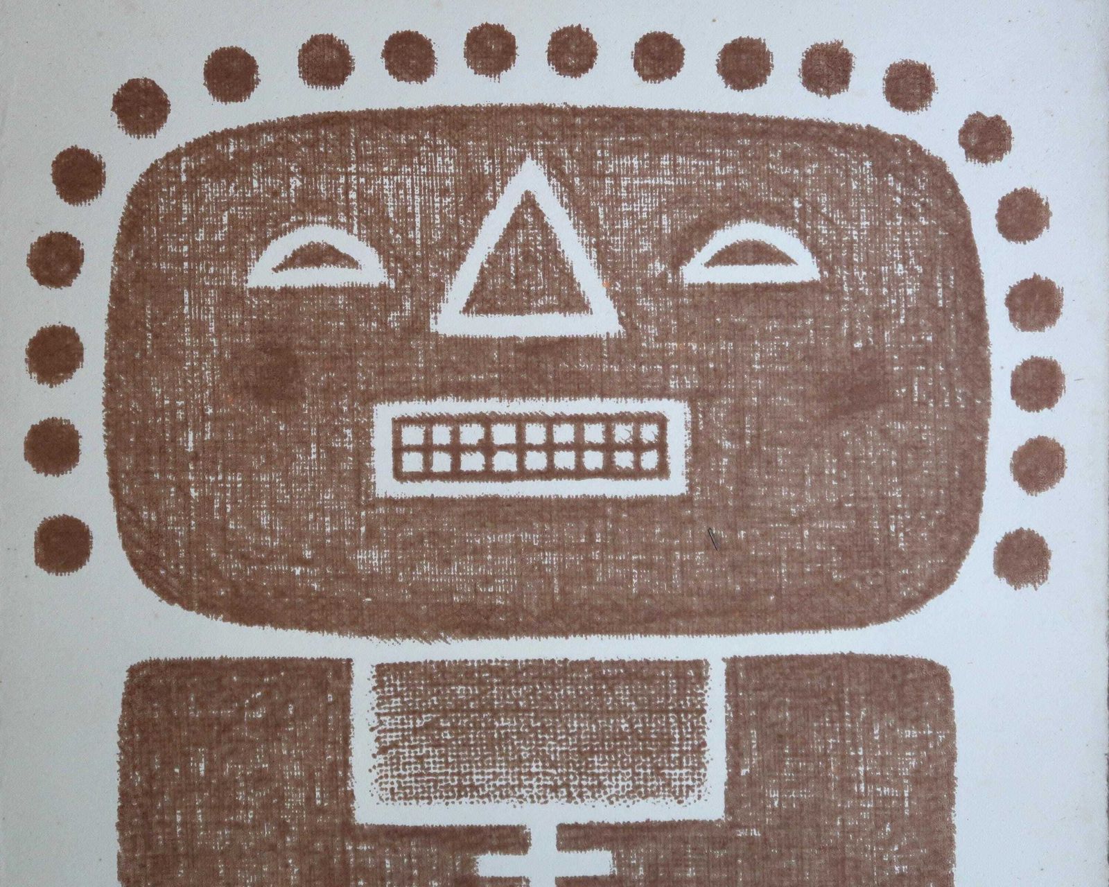 Pre Colombiaanse Prent Van Georges Arnulf, 1967 / Tolima, Calima, Quimbaya Stijl photo furniture