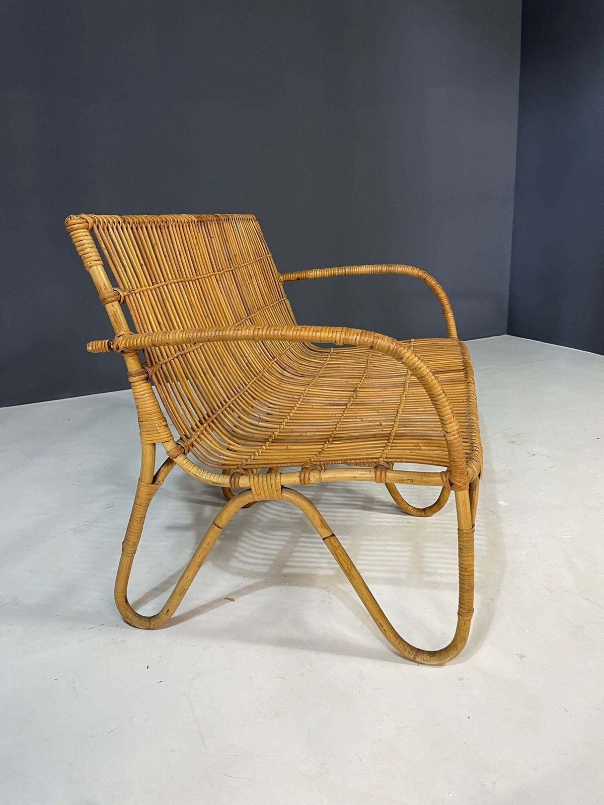 photo for sale Art Deco Rattan Seating Set, Central Europe, 1930s–1940s