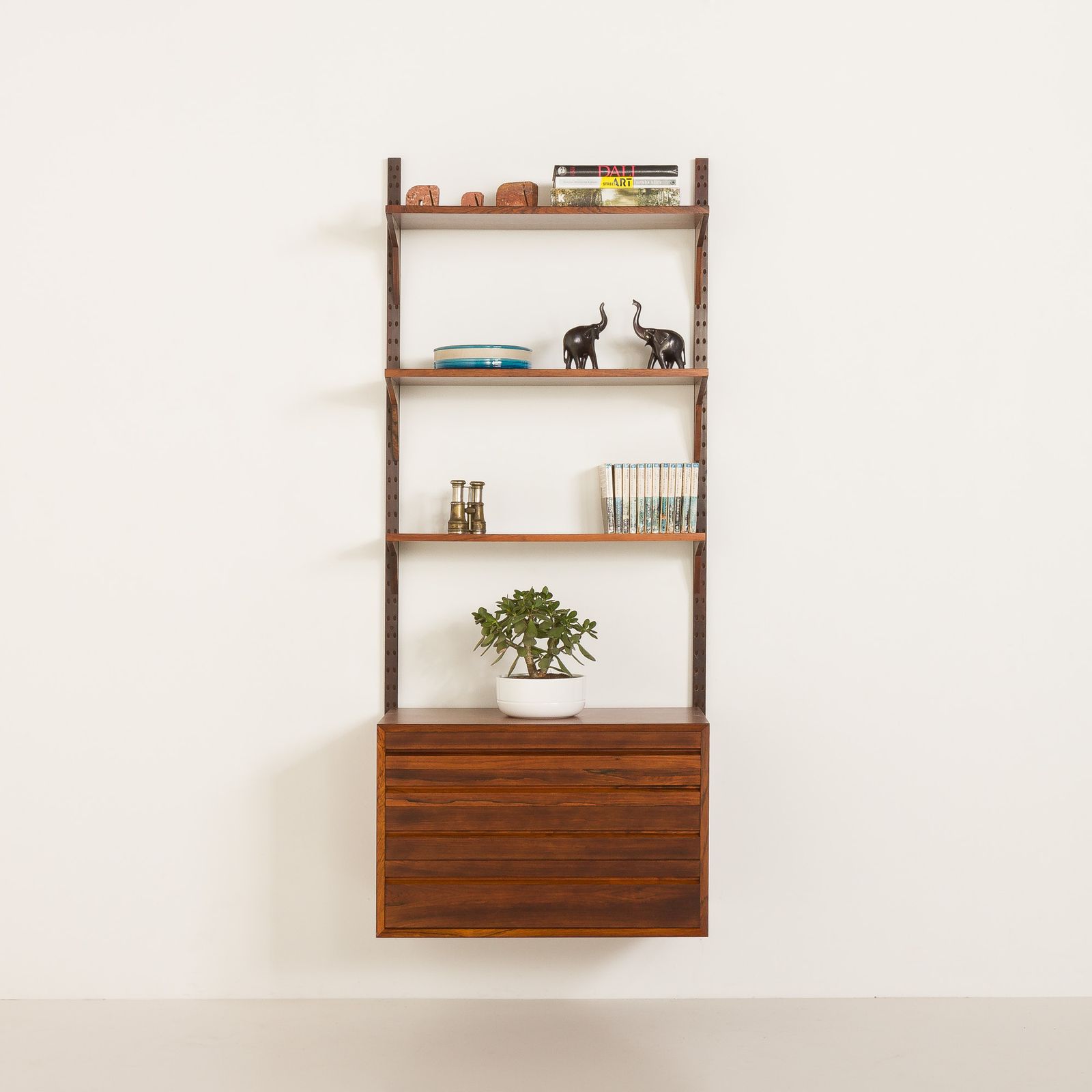 Poul Cadovius Rosewood Wall Unit For Cado, Denmark 1960s. photo furniture