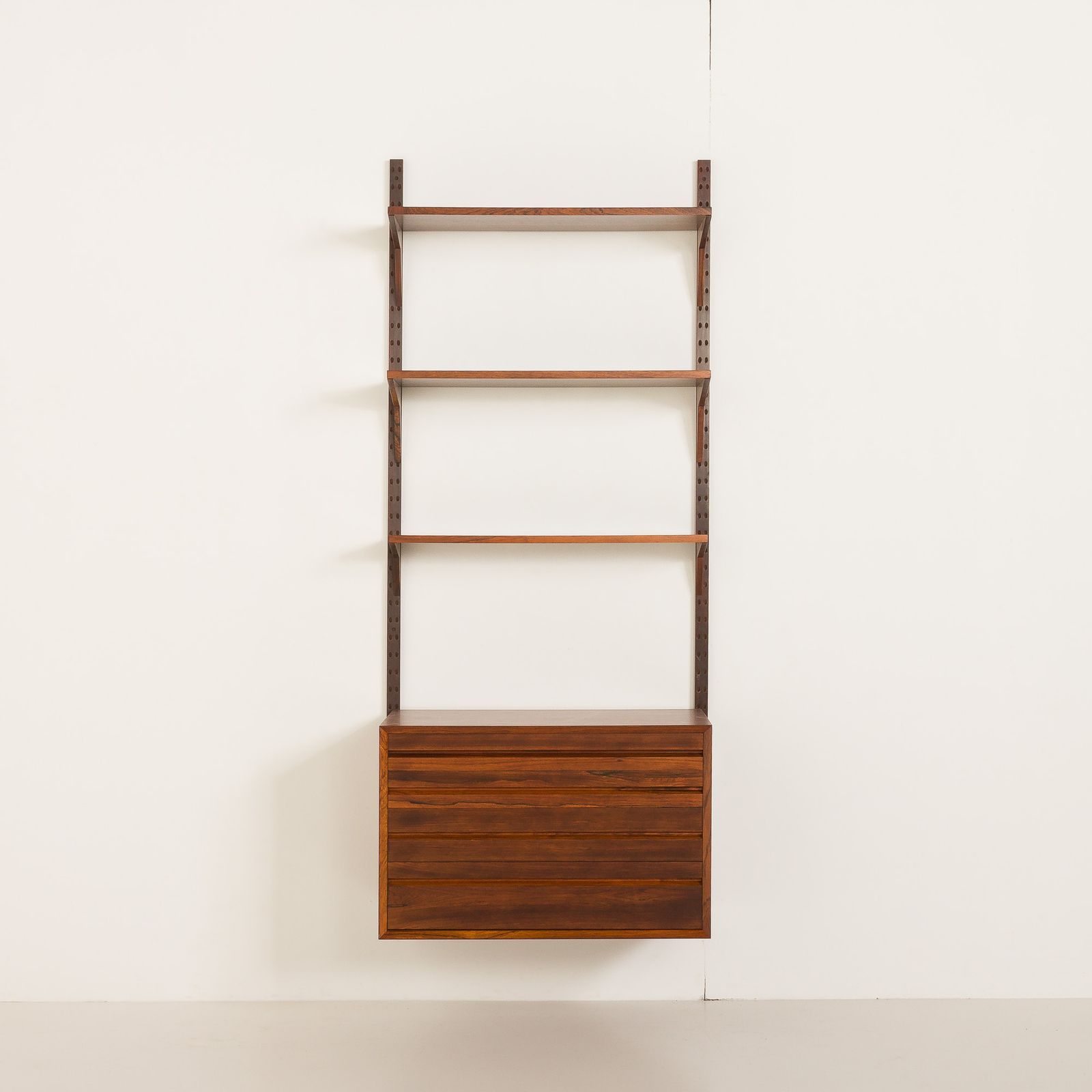 Poul Cadovius Rosewood Wall Unit For Cado, Denmark 1960s. photo 1747.0