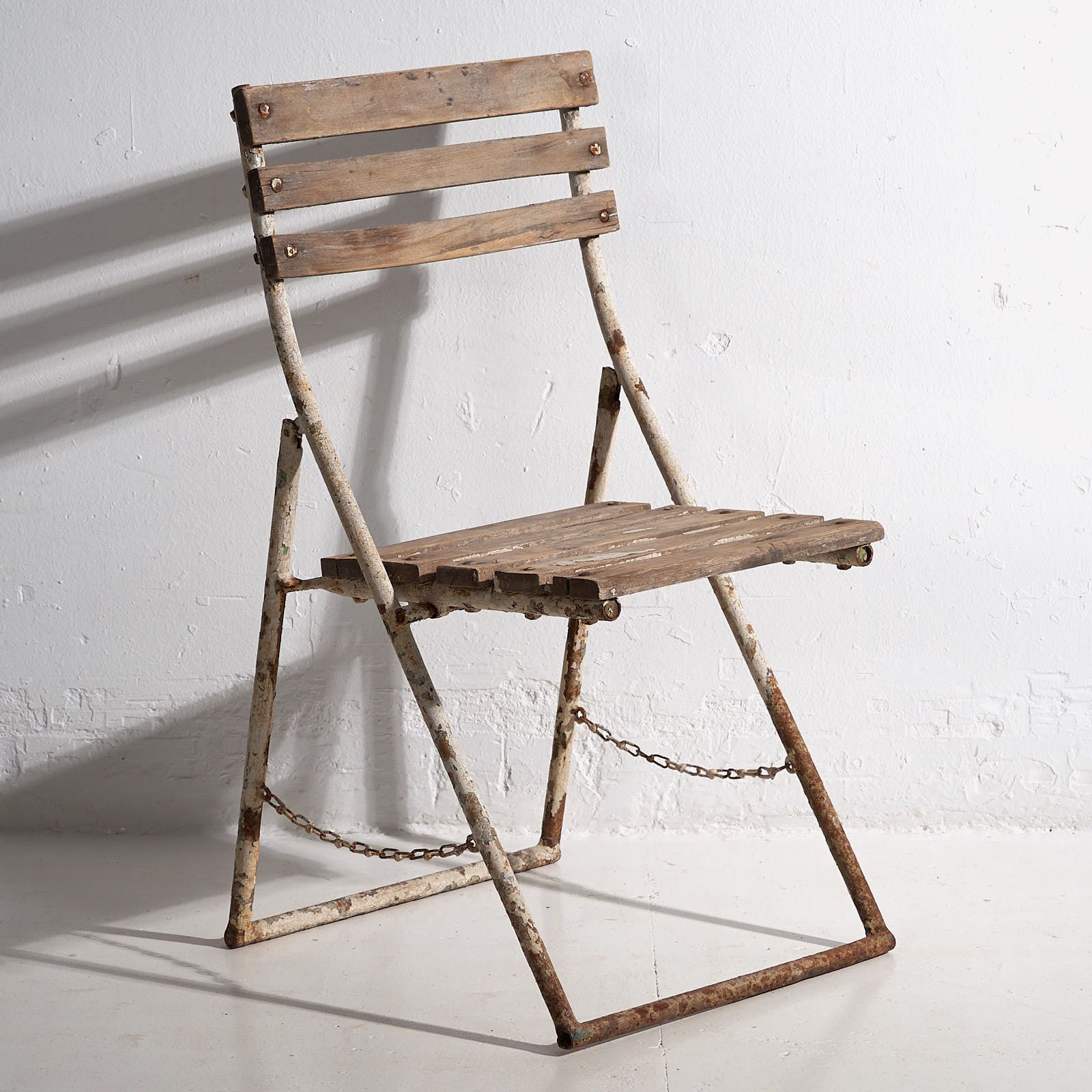 Antique Garden Folding Chairs (C.1920). Set Of 2 Pieces photo buy