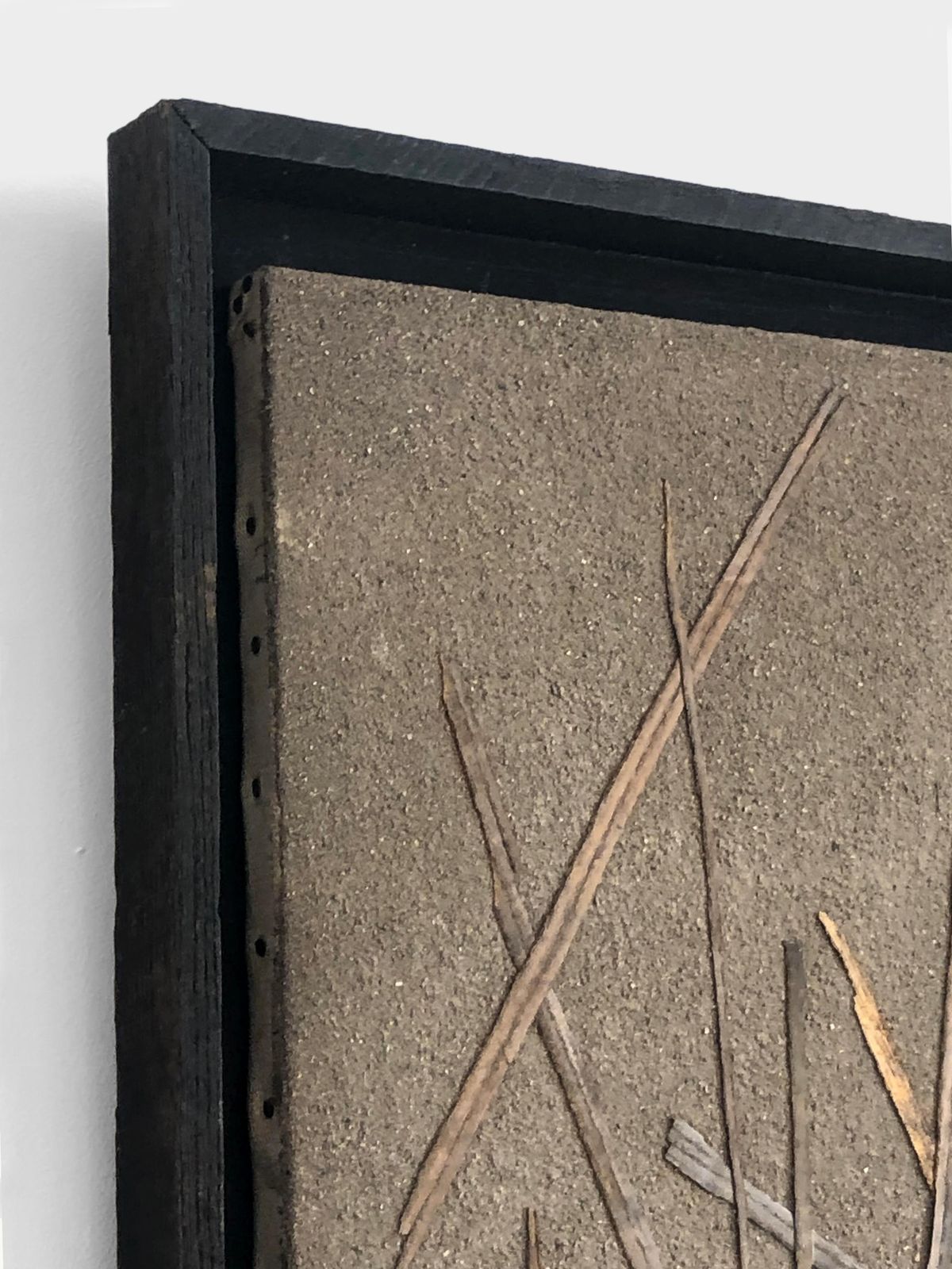 Rustic And Modern Abstract Canvas Painting Brutalist, France 2001 photo 2128.0