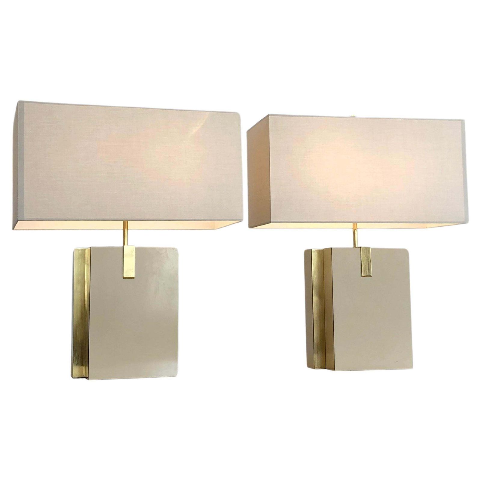 Pair Of Neoclassic Ceiling Lights, In The Style Of Romeo Rega, Italy 1970