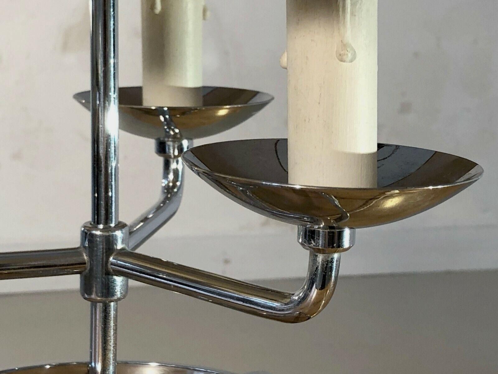 A Neoclassical Art Deco Telescopic Ceiling Light, France 1960 photo vintage