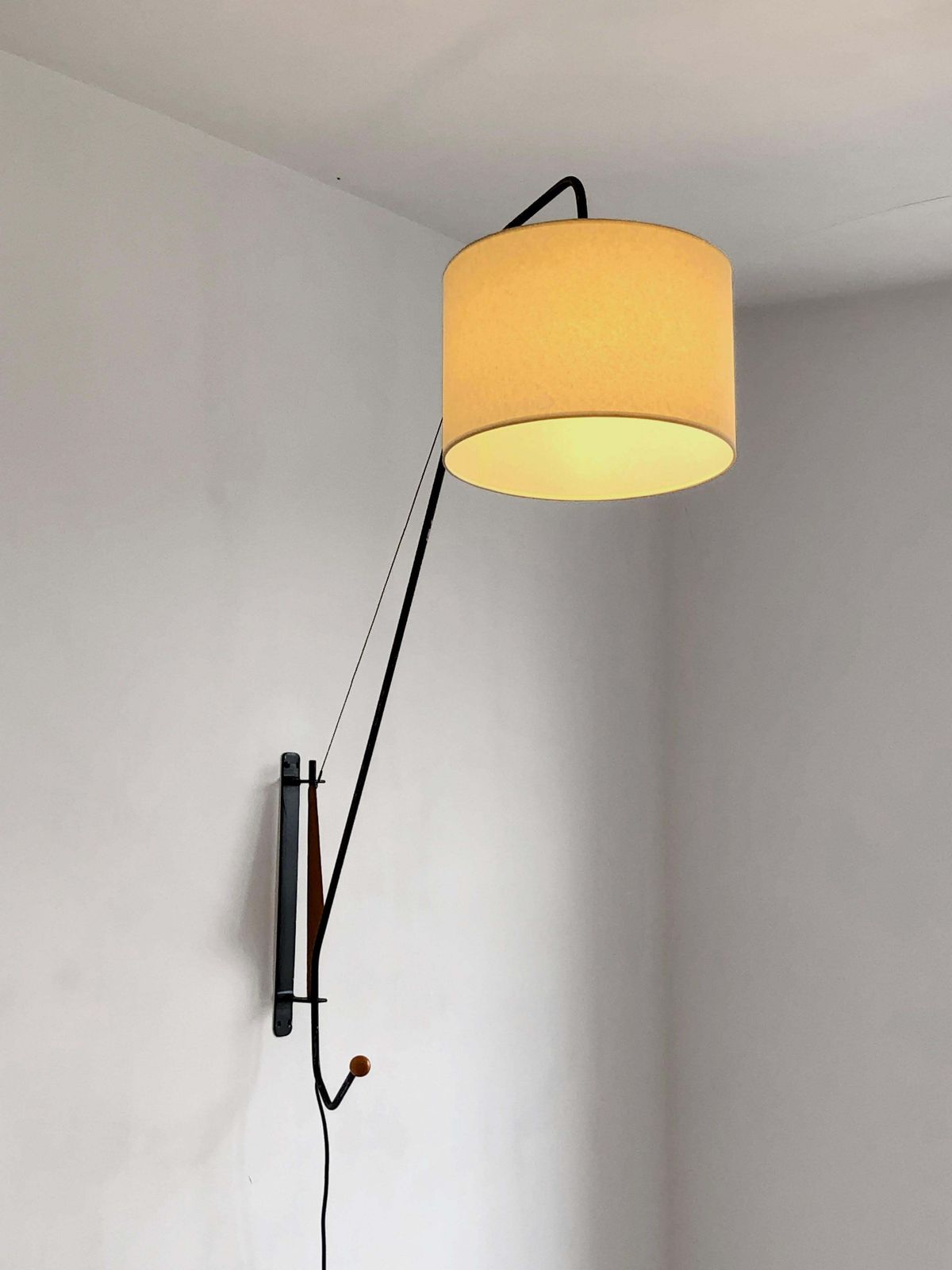 A Modernist Lamp Arm In The Style Of Jean Prouve, France 1950 photo 2128.0