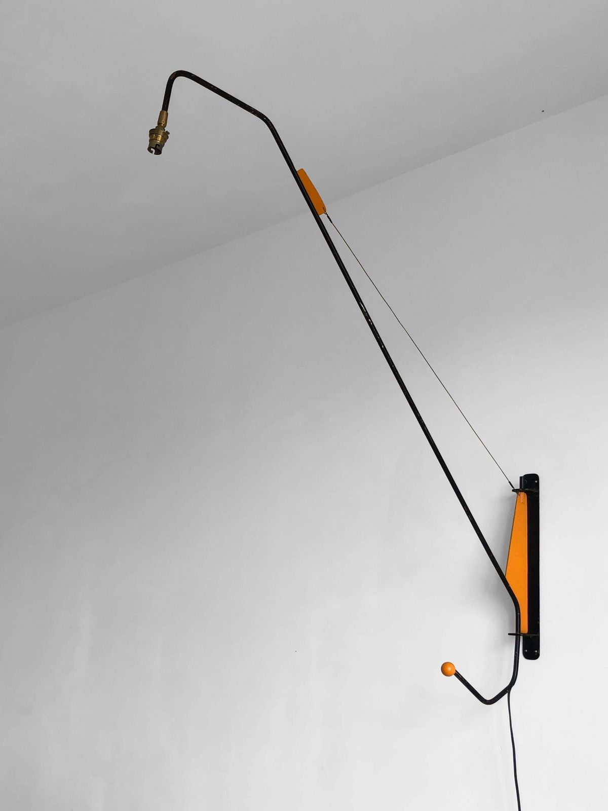 A Modernist Lamp Arm In The Style Of Jean Prouve, France 1950 photo vinterior