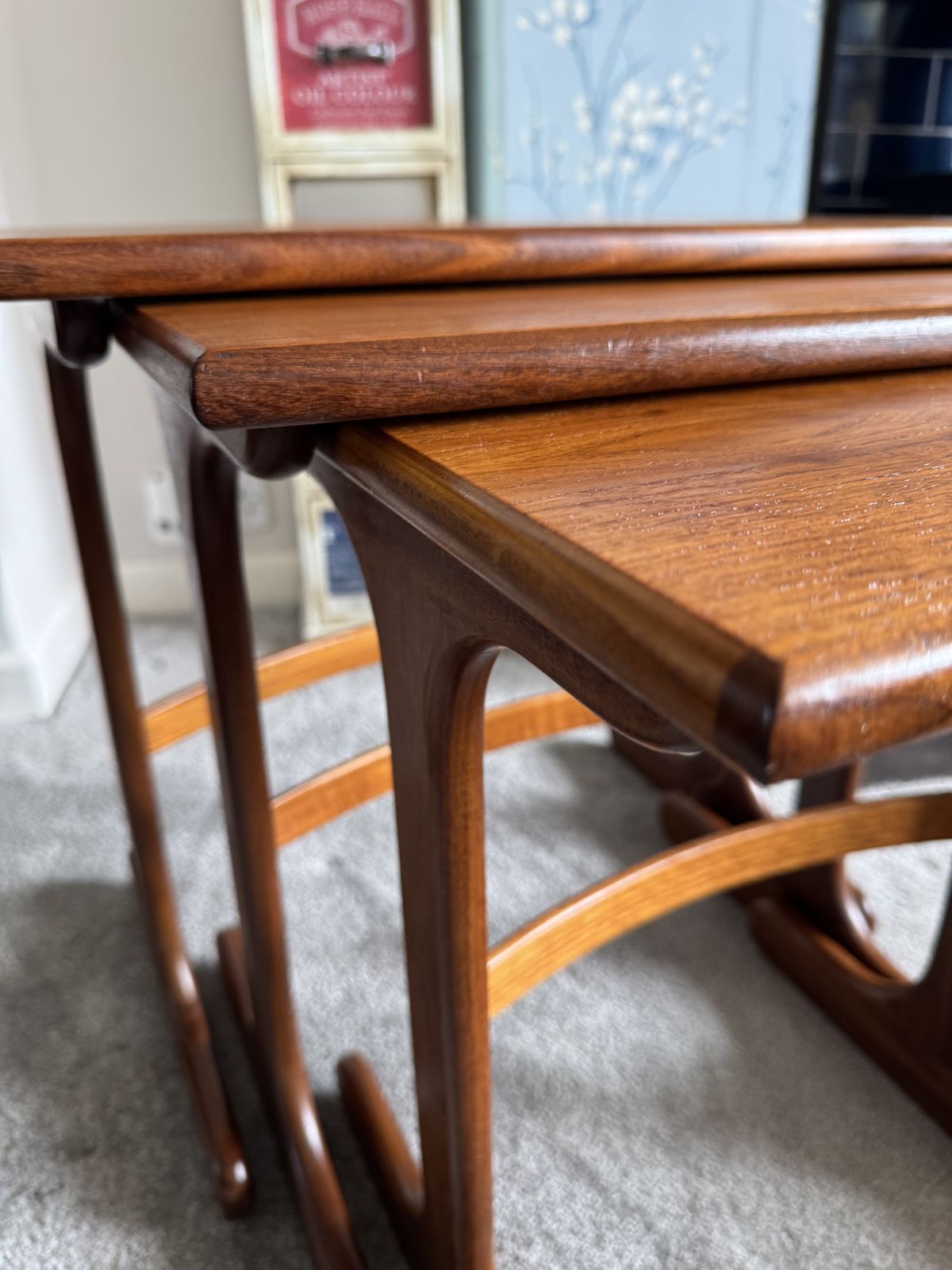 G Plan Fresco Mid Century Teak Nest Of Tables 1960 photo furniture