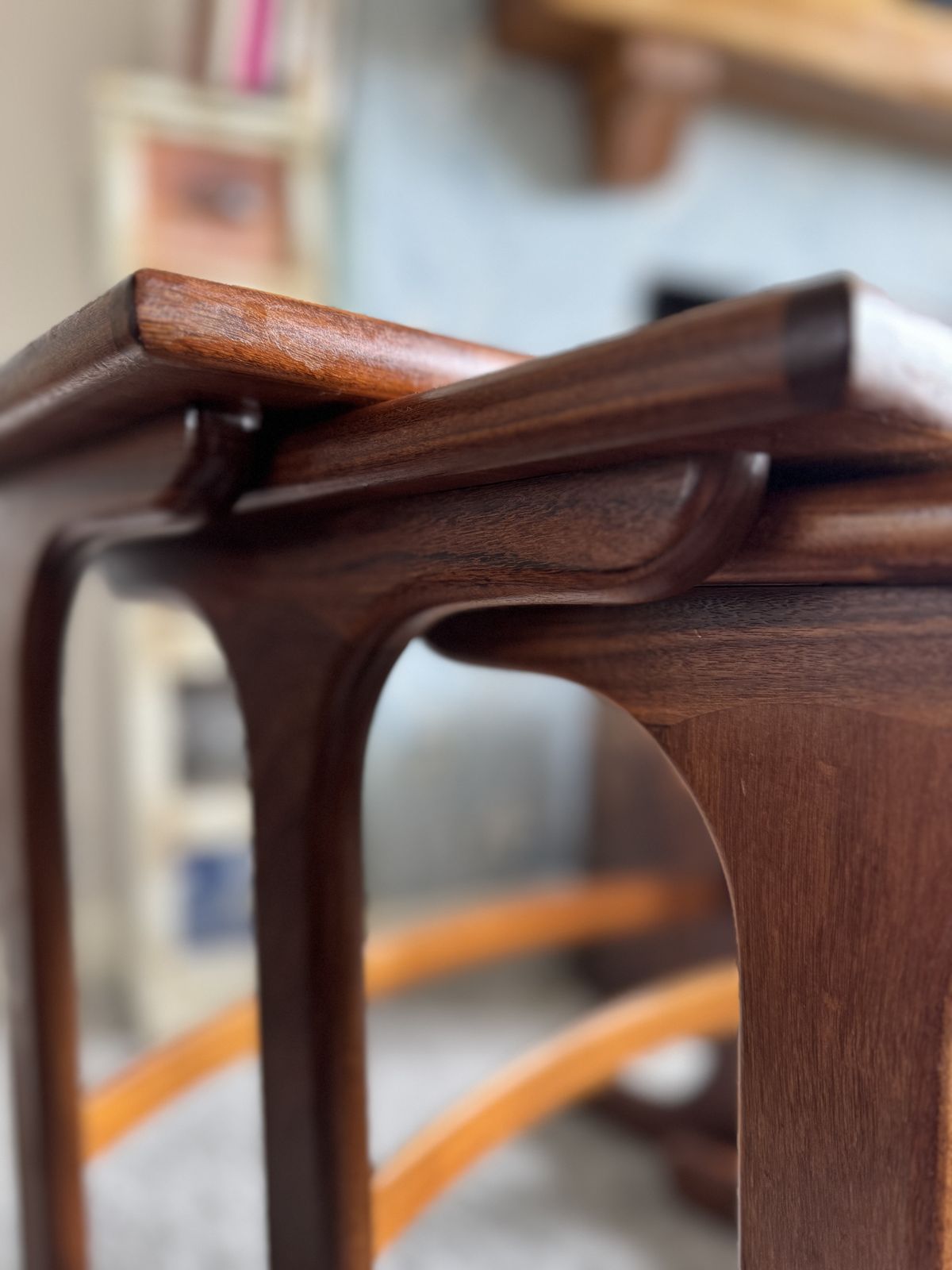 G Plan Fresco Mid Century Teak Nest Of Tables 1960 photo buy