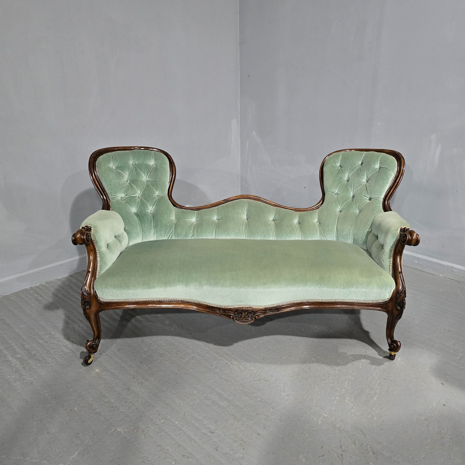 Victorian Mahogany Sofa, 1800s