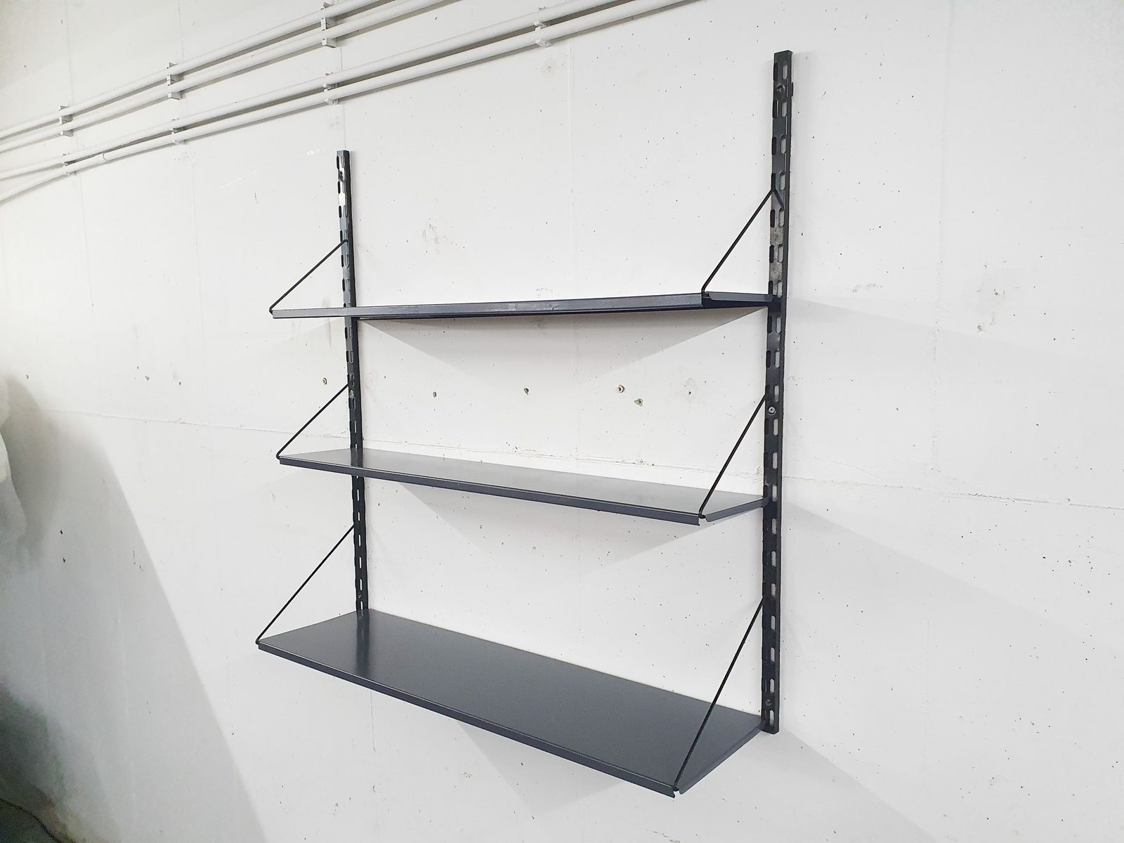 Metal Tjerk Reijenga For Pilastro Book Shelves, The Netherlands 1950's