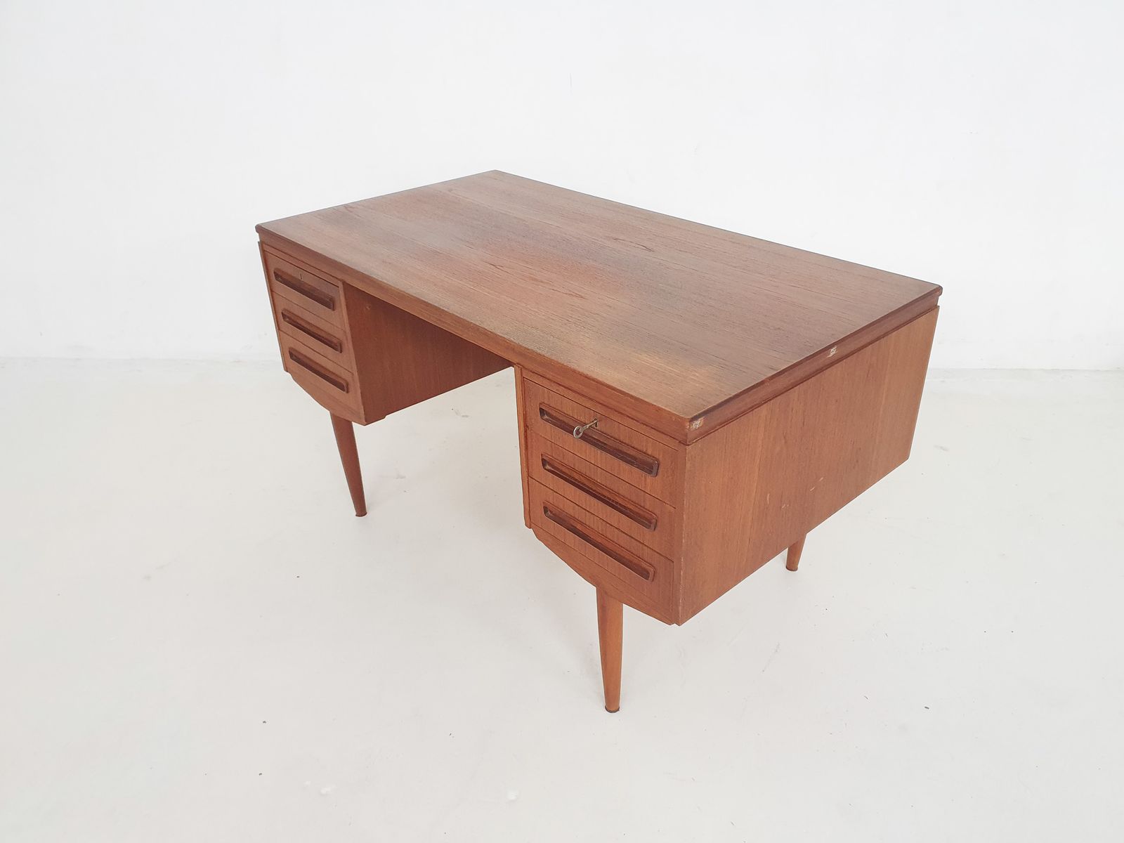 Teak Desk By J.Svenstrup For A.P. Møbler, Denmark 1960's photo furniture