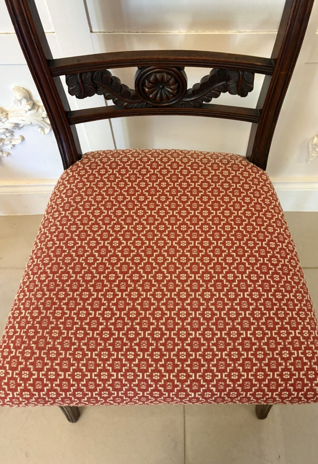 photo for sale Outstanding Quality Set Of 8 Antique 19th Century Mahogany Dining Chairs