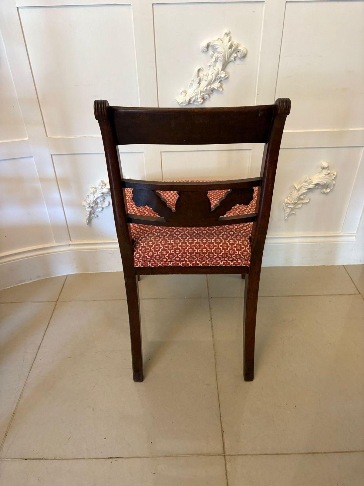 Furniture Outstanding Quality Set Of 8 Antique 19th Century Mahogany Dining Chairs photo
