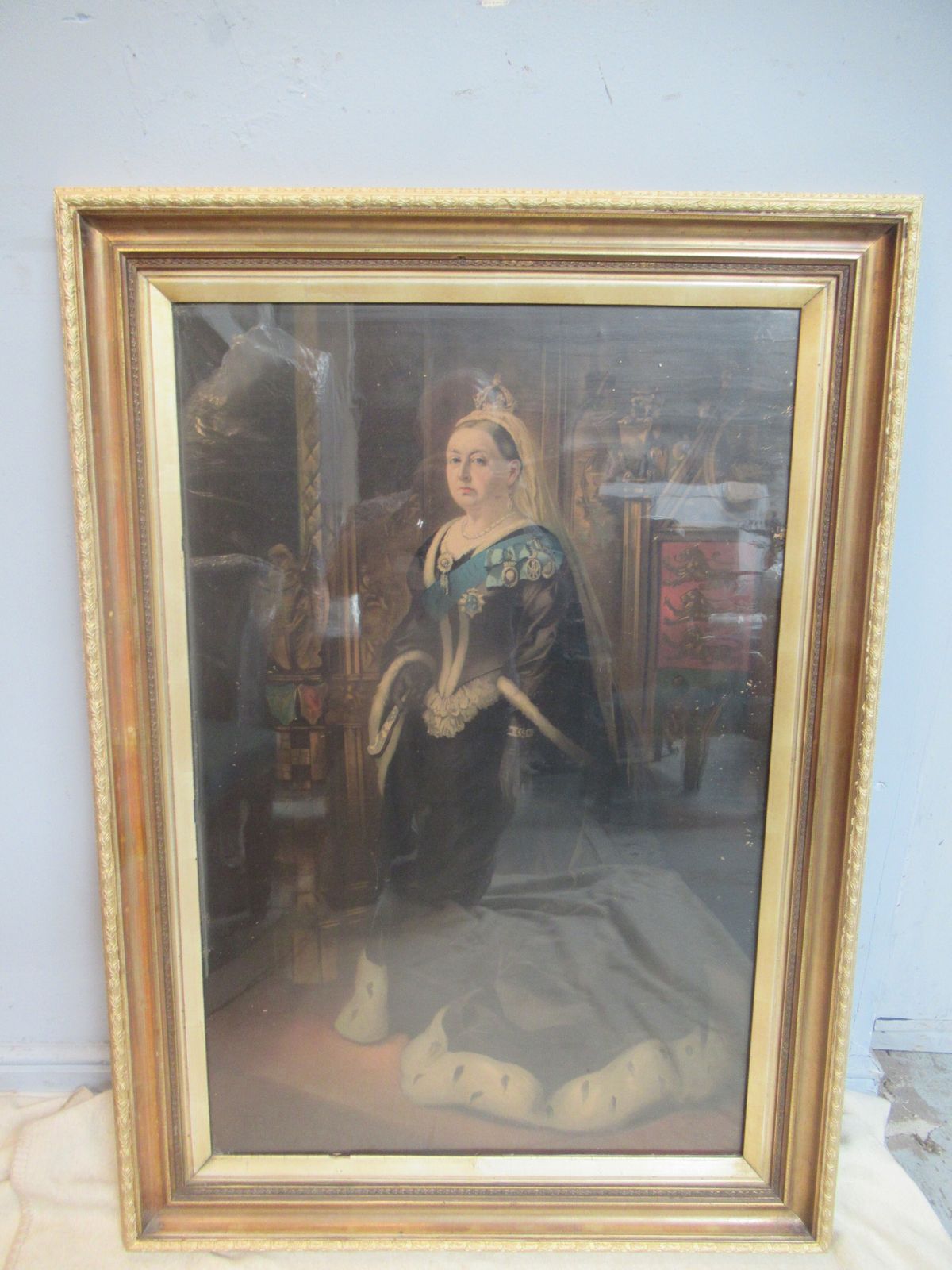 Large Colour Picture   Of Queen   Victoria    Dating From Around 1900 photo for sale
