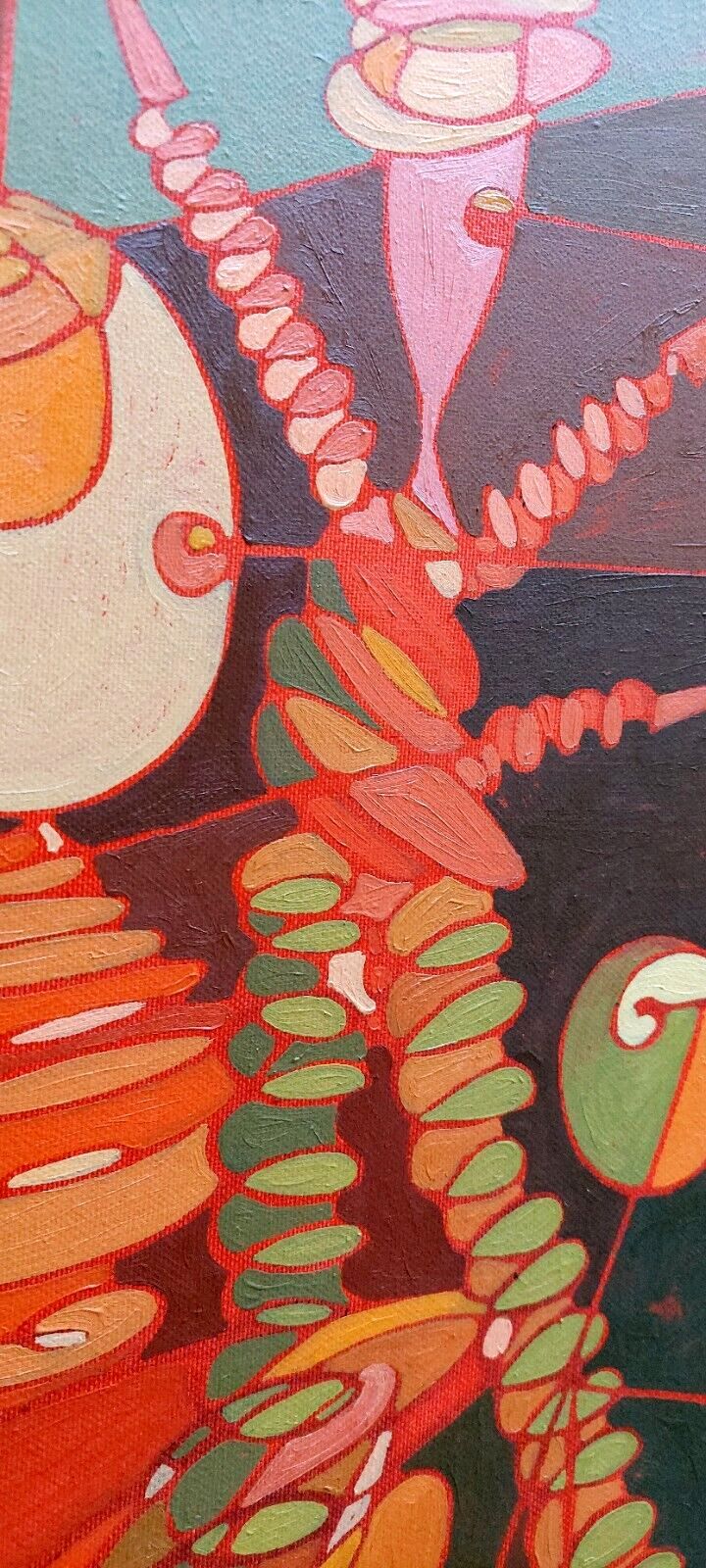 Franco Danceri 1993 Abstract Painting Oil On Canvas photo 226.0