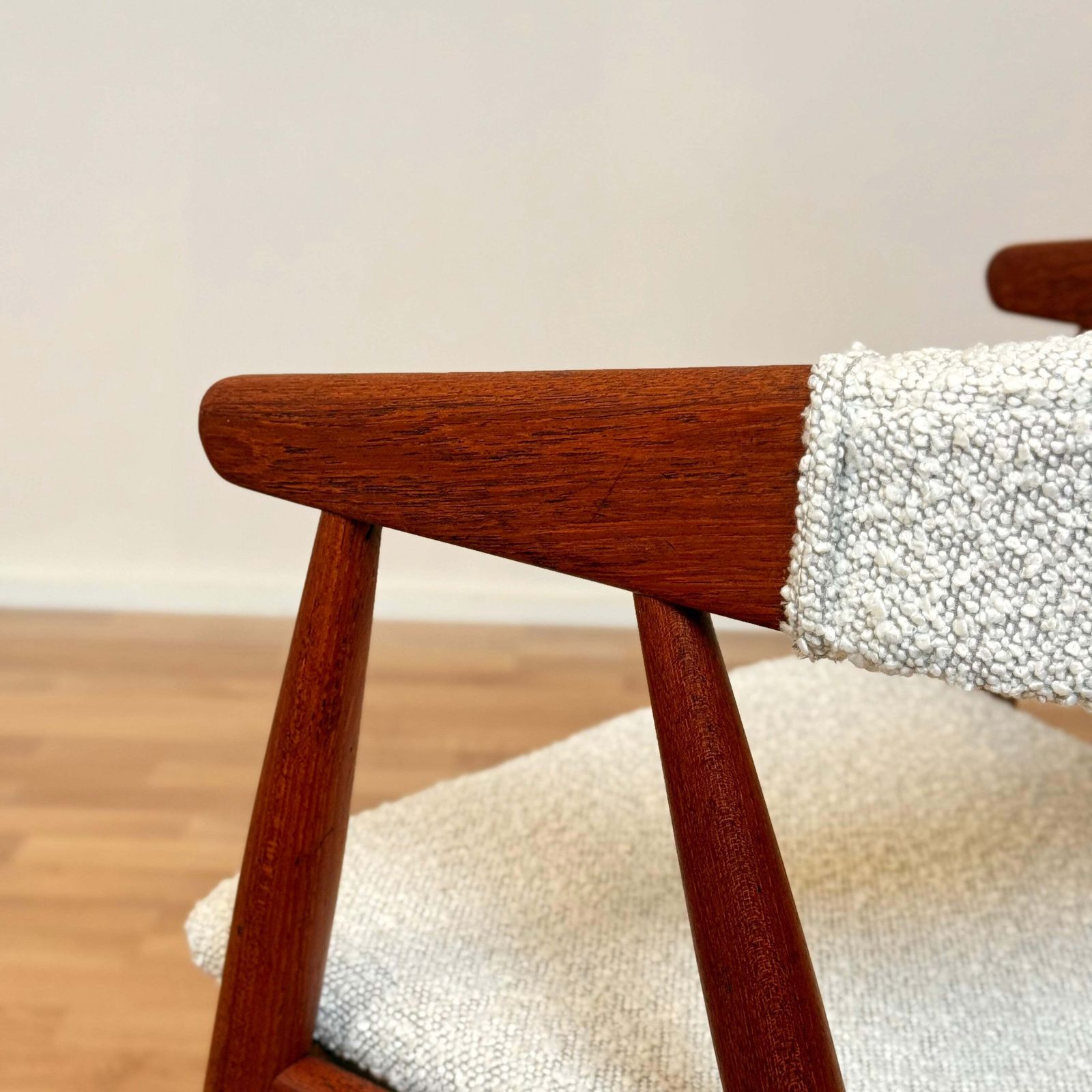 Set Of 4 Chairs In Teak, By Ejner Larsen & Aksel Bender Madsen, 1950s 60s, Denmark photo 2803.0