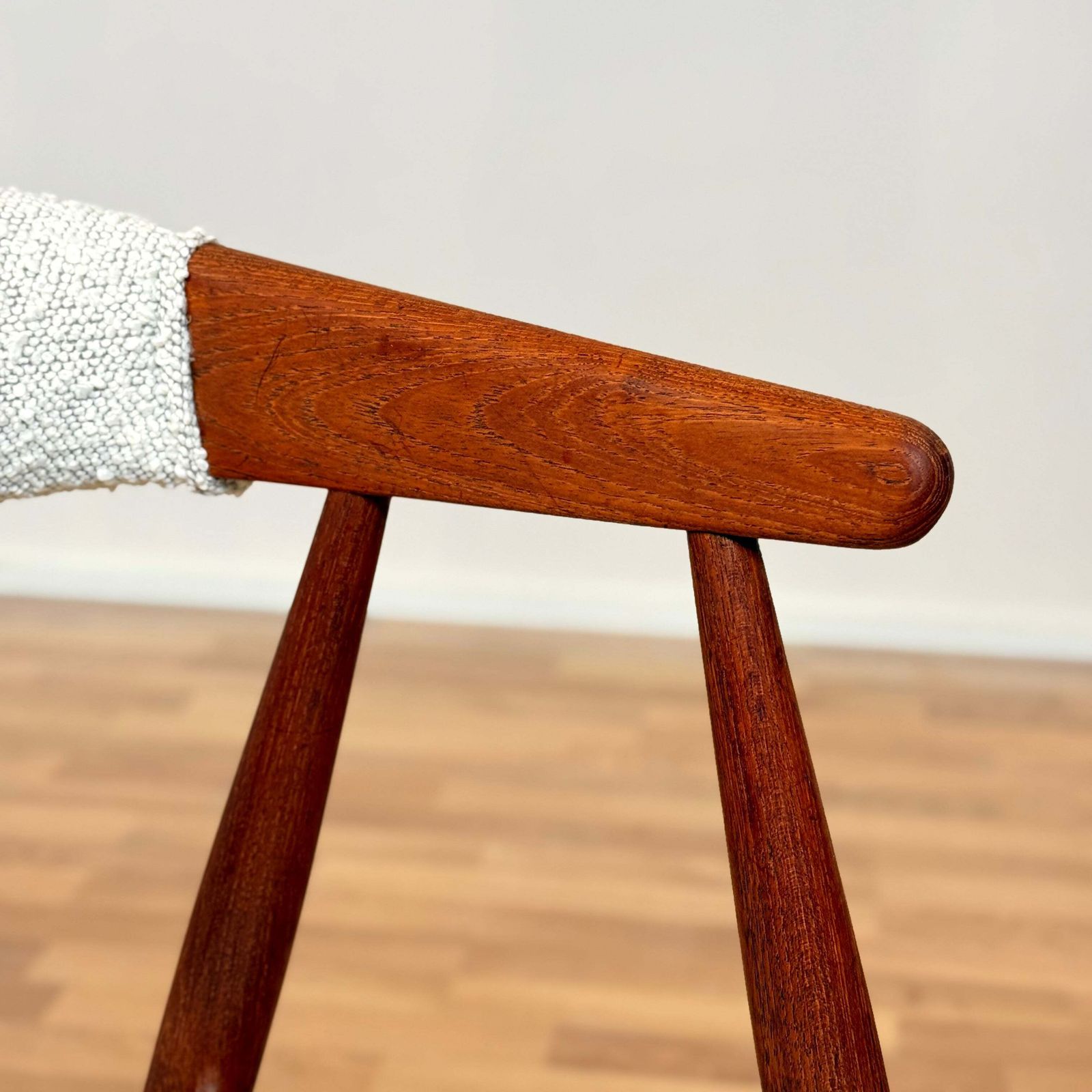 Set Of 4 Chairs In Teak, By Ejner Larsen & Aksel Bender Madsen, 1950s 60s, Denmark photo vintage