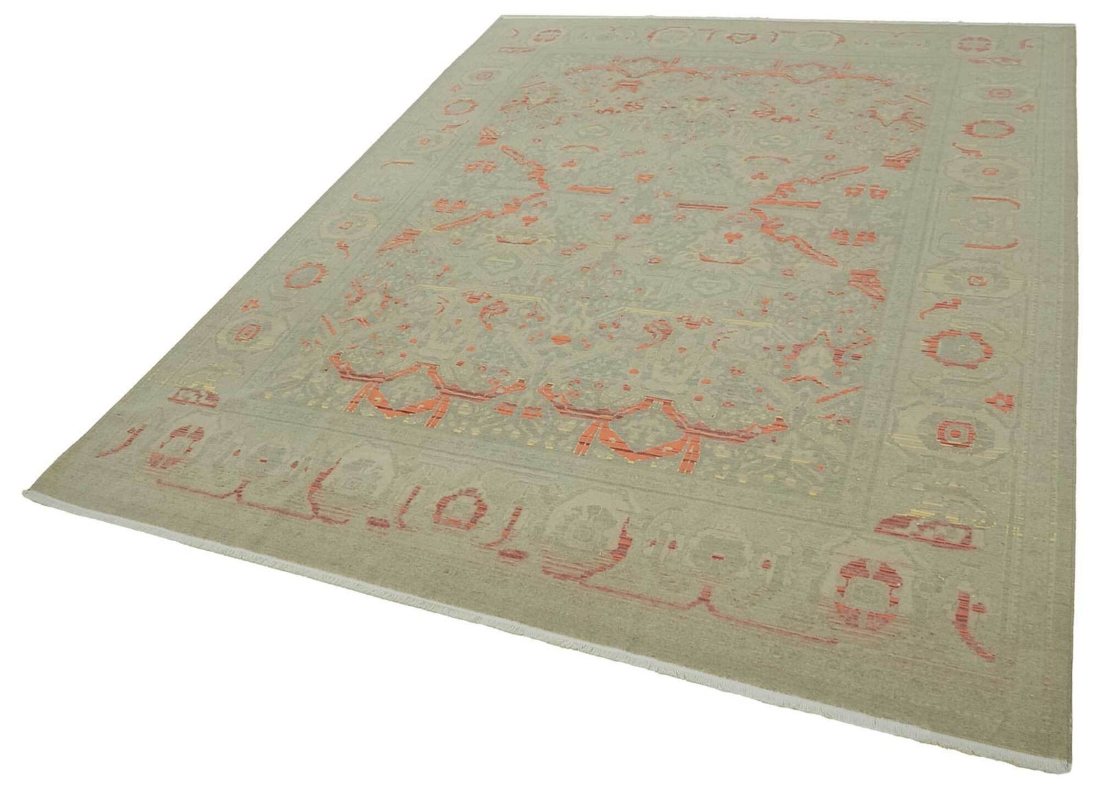 Hand Loom Wool Oushak Rug 240 Cm X 333 Cm photo for sale