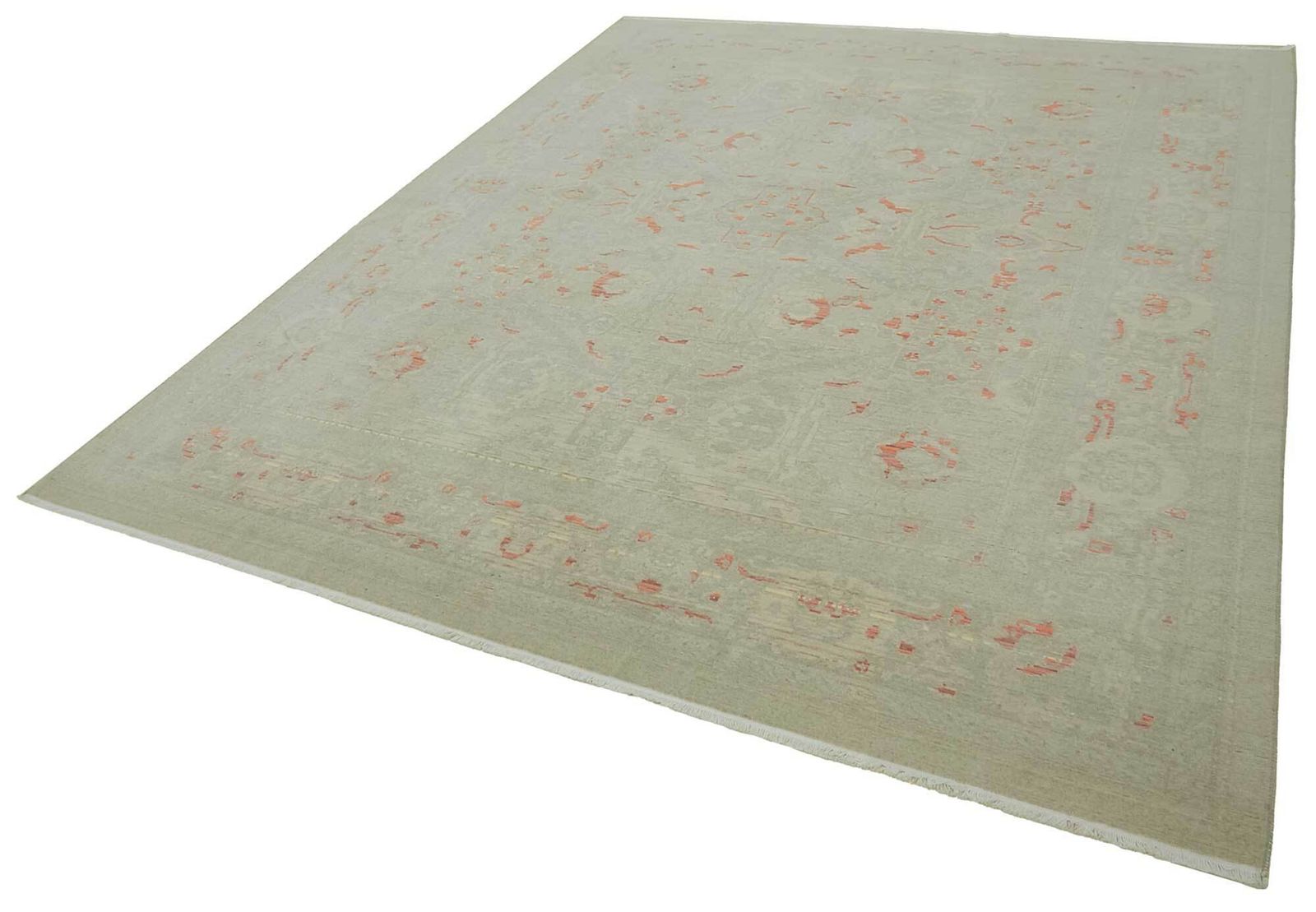 Hand Loom Wool Oushak Rug 274 Cm X 351 Cm photo for sale