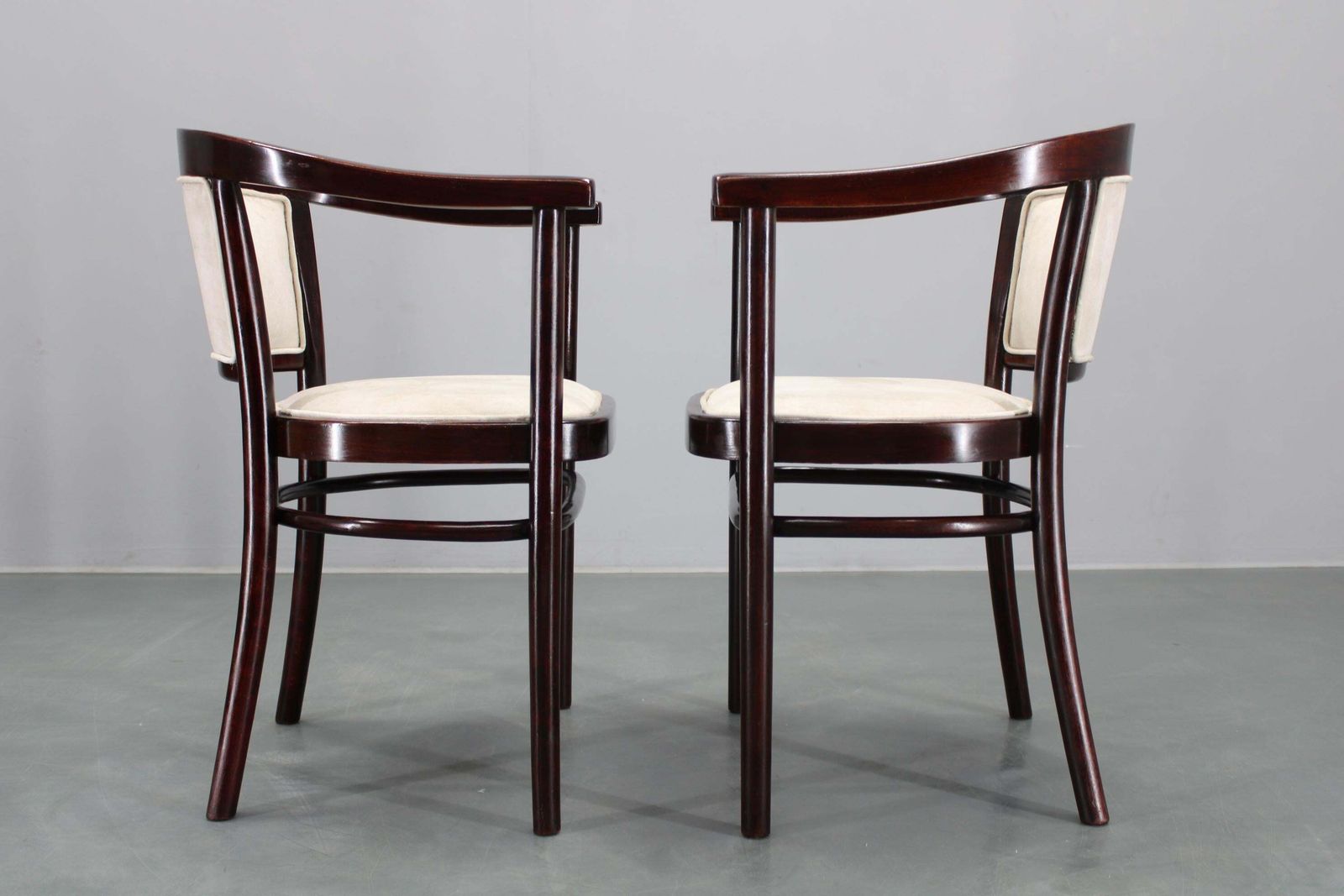 photo for sale 1930s Pair Of Restored Thonet Armchairs, Czechoslovakia