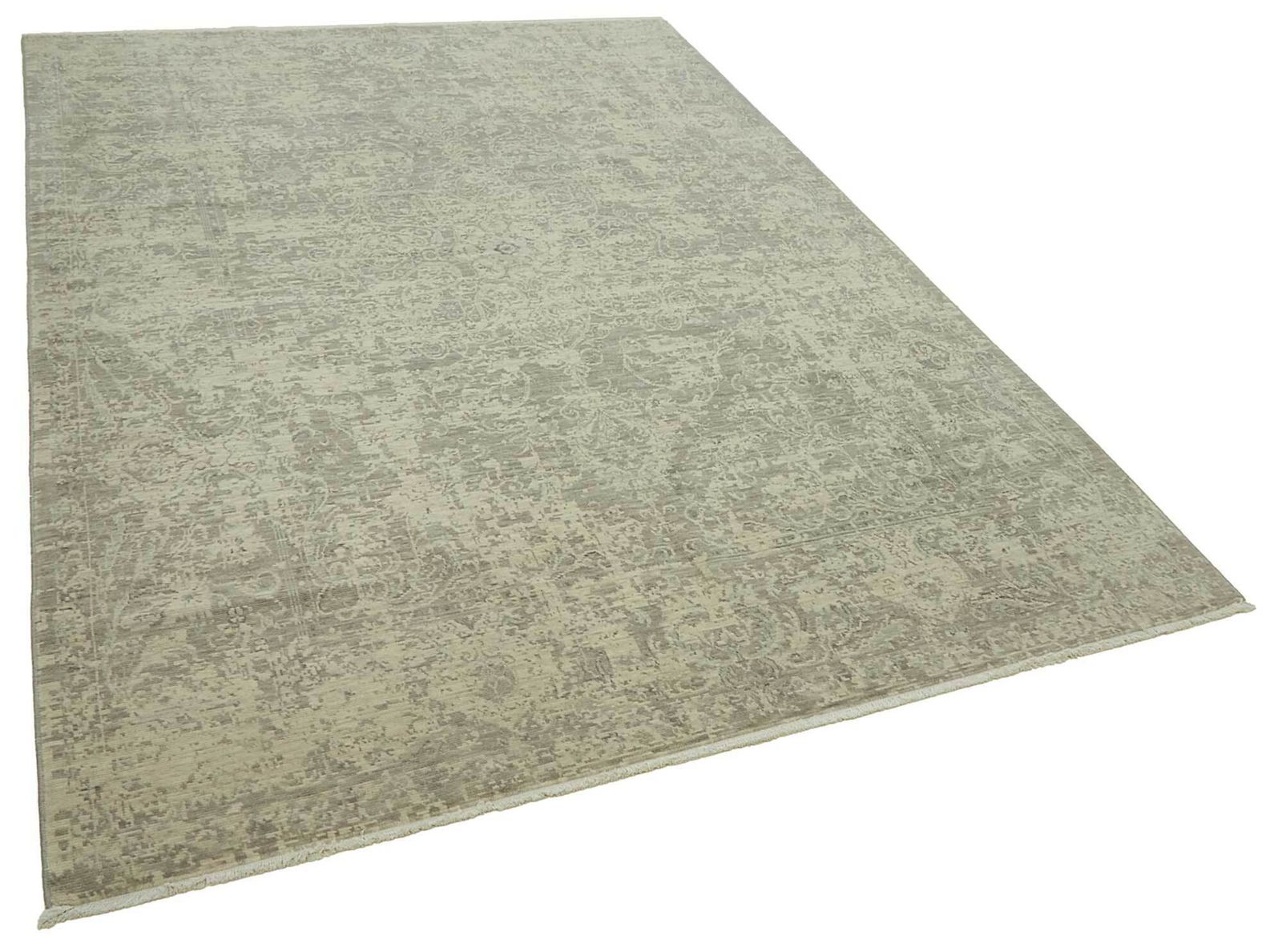 7x10 Hand Knotted Wool Oushak Rug   47701 photo furniture