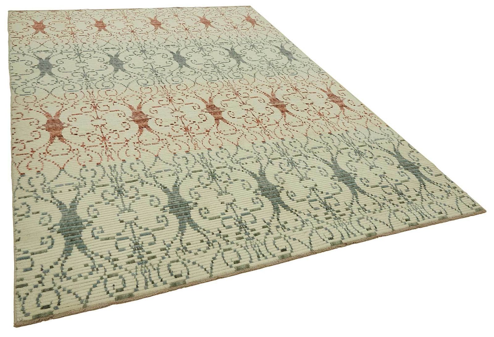 Hand Loom Wool Oushak Rug 244 Cm X 340 Cm photo furniture