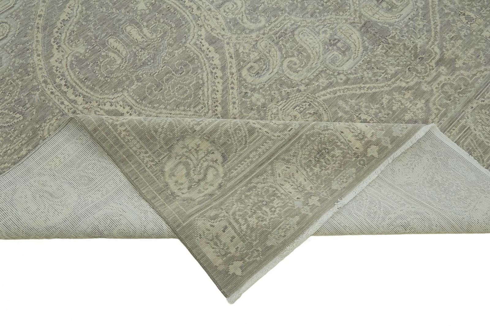 Hand Loom Wool Oushak Rug 283 Cm X 365 Cm photo vinterior