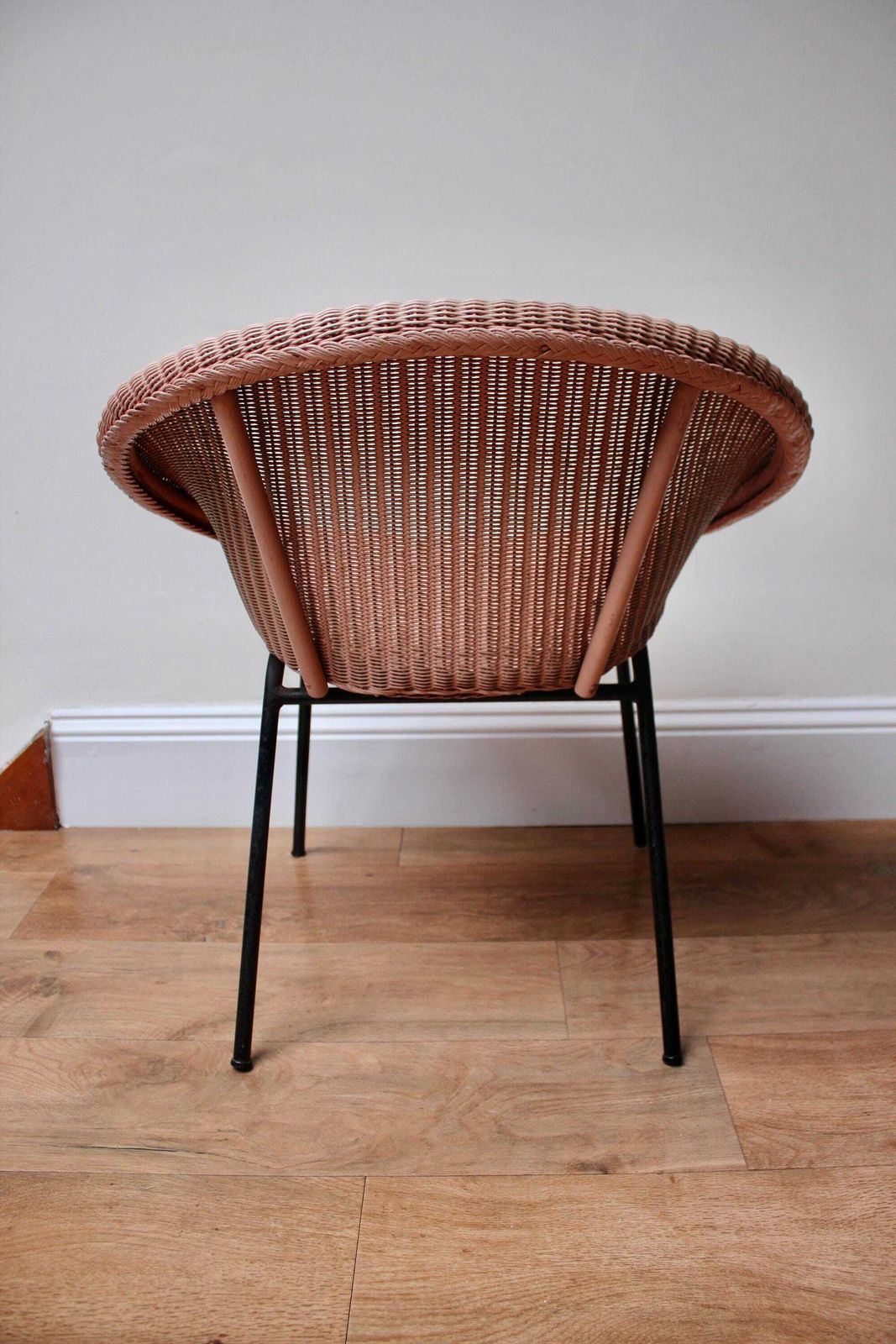 Mid Century Modern Lloyd Loom Lusty M300 Cocktail Lounge Chair photo Furniture