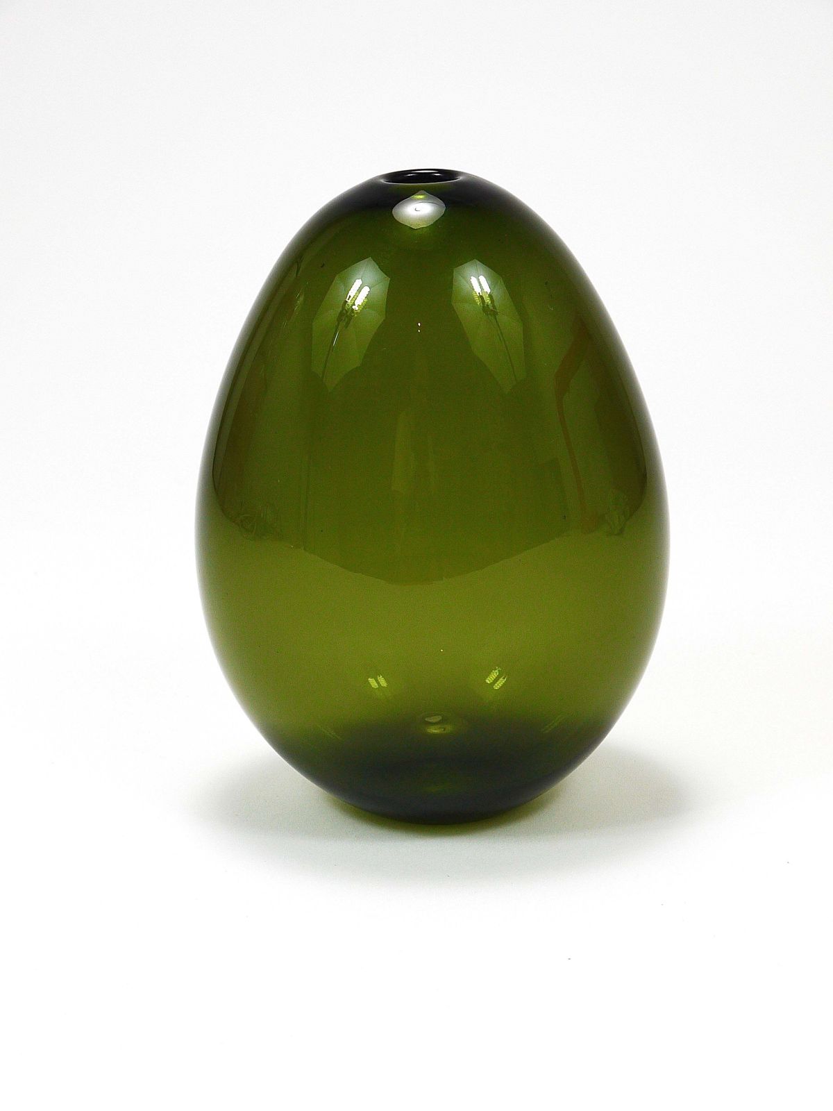 Kaj Franck Saippuakupla Green Soap Bubble Art Glass Vase, Nuutajärvi Finland photo buy