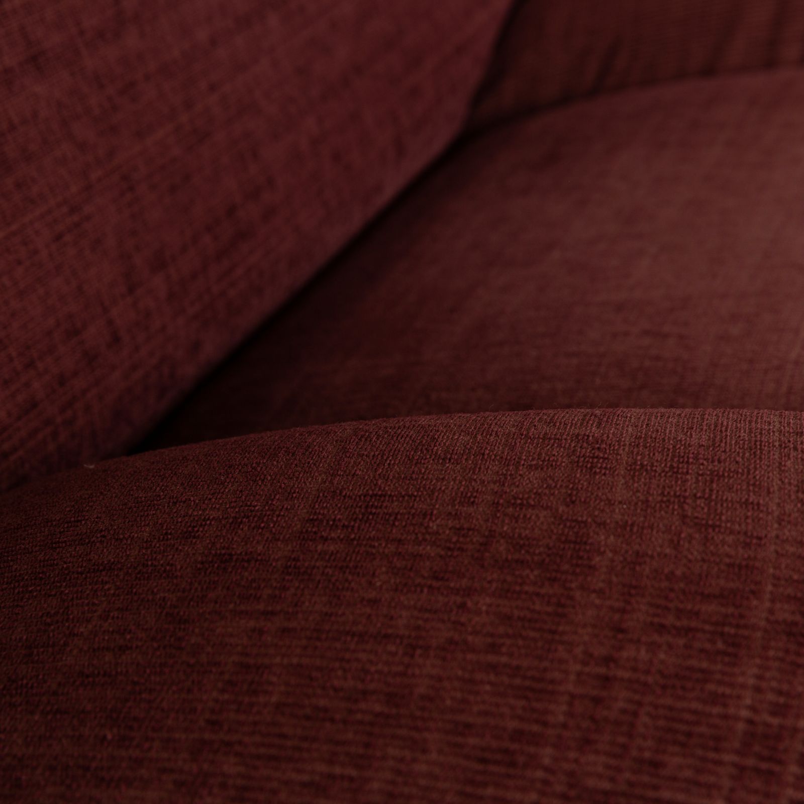 Fauteuil Rolf Benz en tissu rouge bordeaux photo for sale